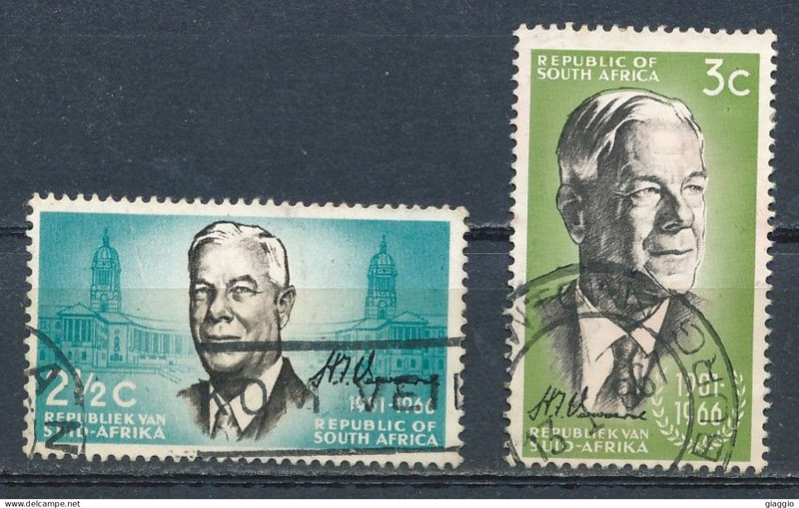 °°° SOUTH AFRICA  - Y&T N°306/7 - 1966 °°° - Used Stamps