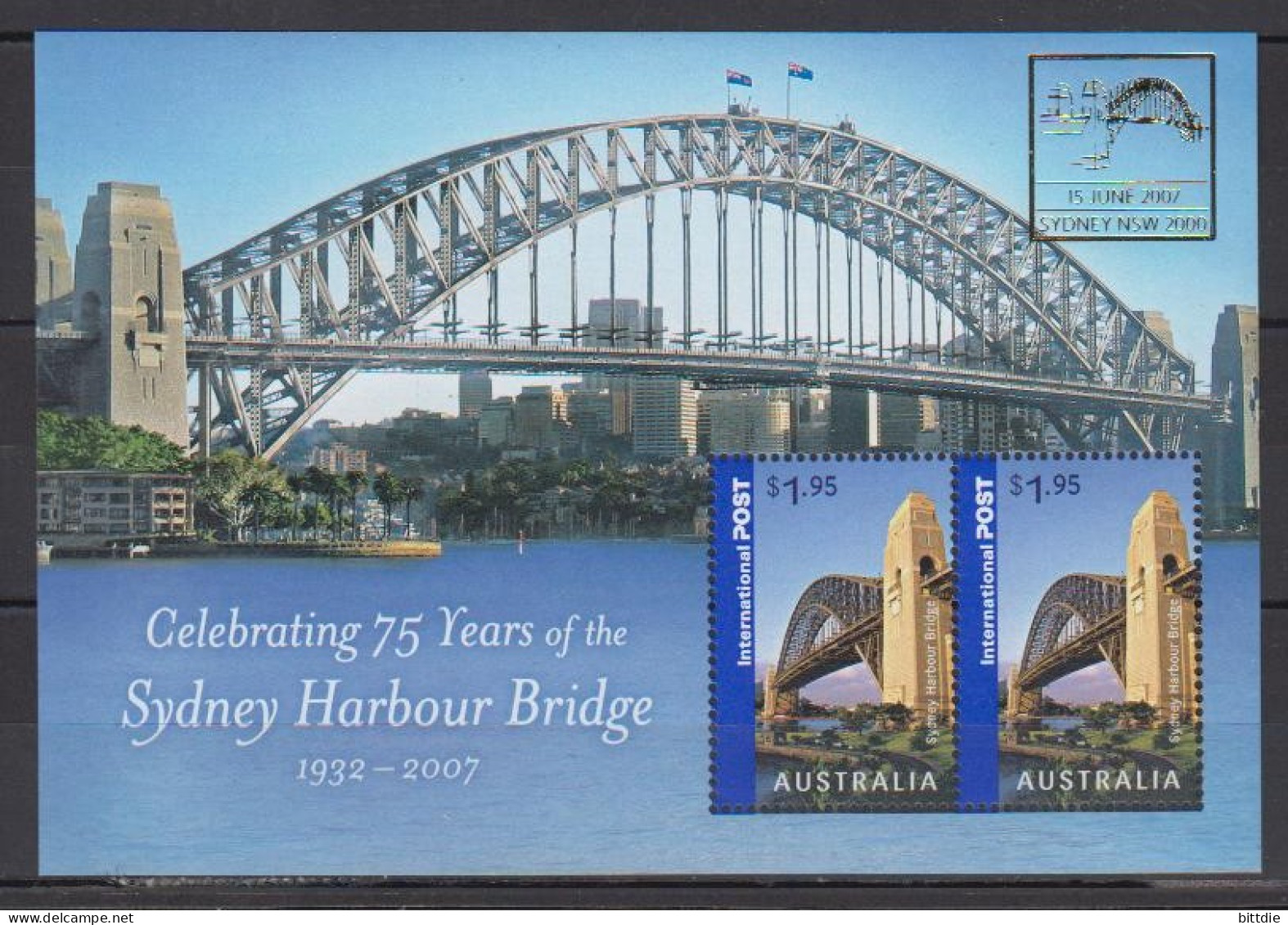 Australien, Brücke , Bl. 70 , Xx  (A6.1017) - Blocks & Sheetlets