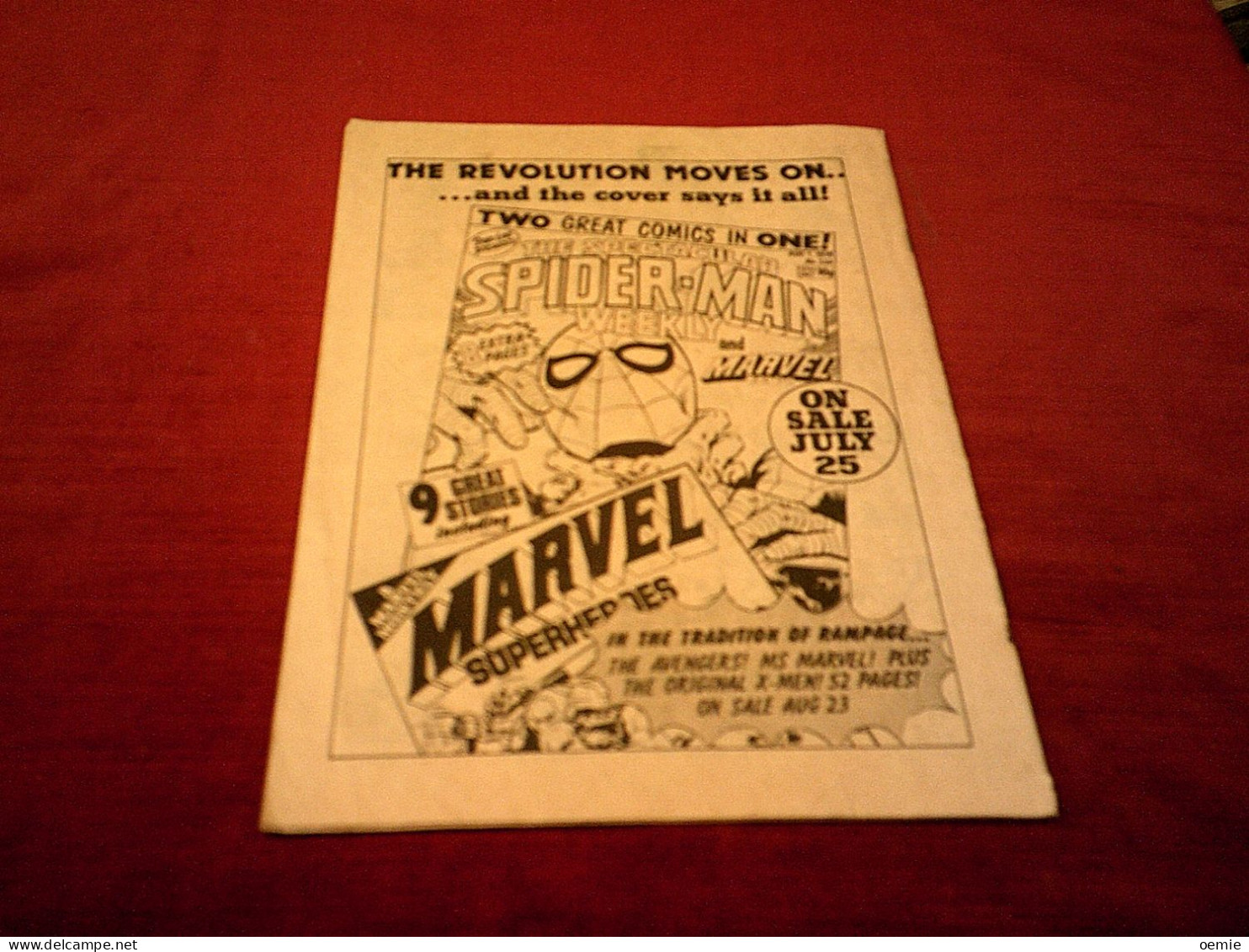 MARVEL  COMIC  GODZILLA GOES ON A RAMPAGE STARING X MEN  WHEN MUTANTS CLASH  N° 352   JULY 1979 - Marvel