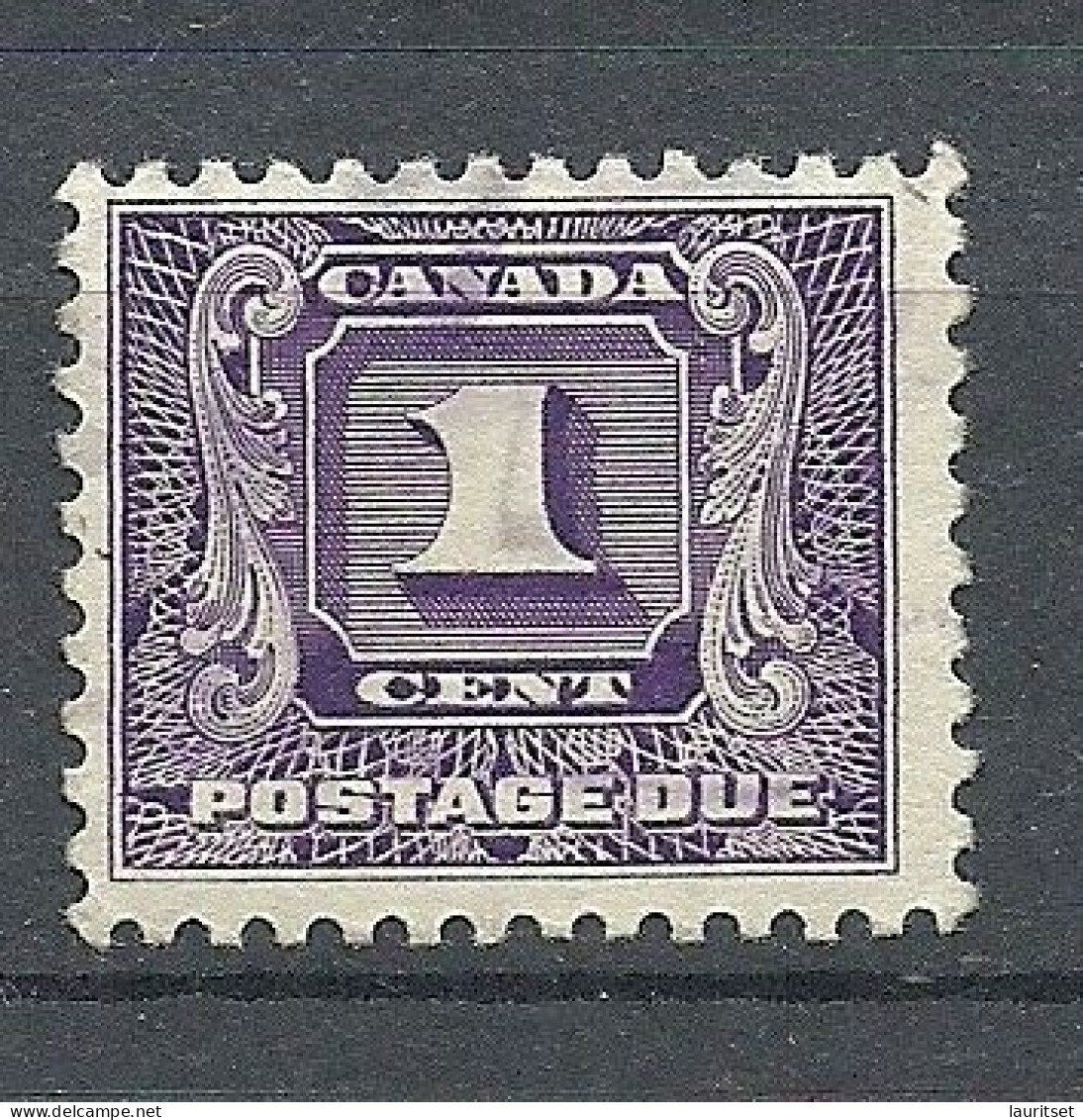 CANADA Kanada 1930 Michel 6 O Postage Due Portomarke A Percevoir - Portomarken