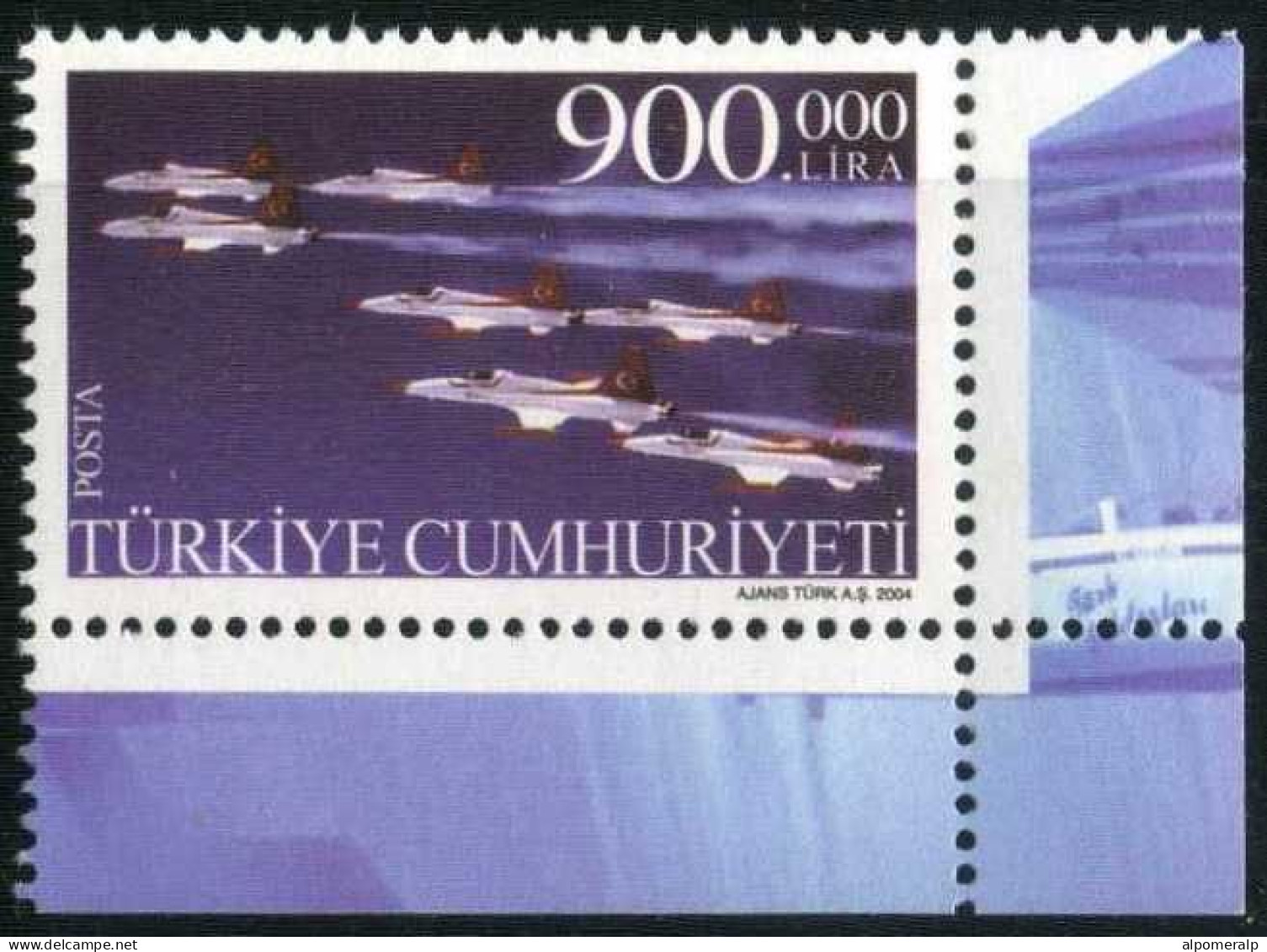 Türkiye 2004 Mi 3413 MNH Aircraft NF-5 A / B | Air Forces, Aircraft, Aviation - Used Stamps