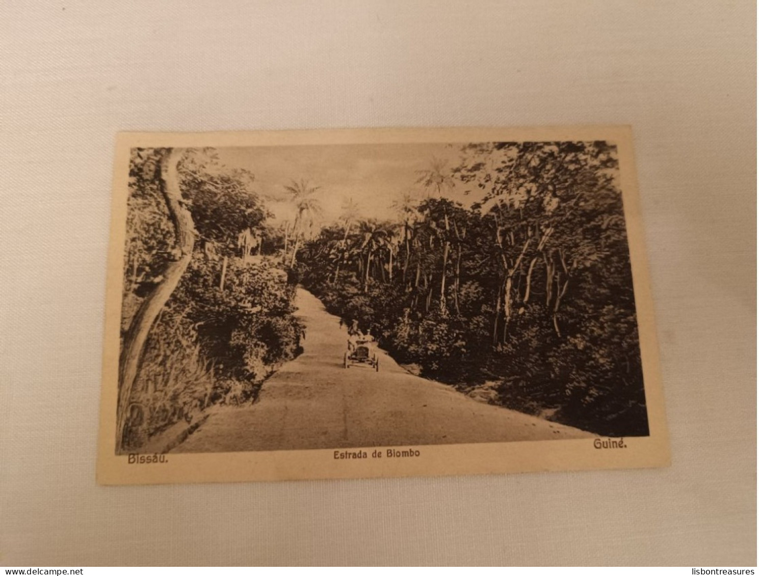 ANTIQUE POSTCARD GUINE BISSAU - ESTRADA DE BIOMBO USED NOT CIRCULATED - Mozambique