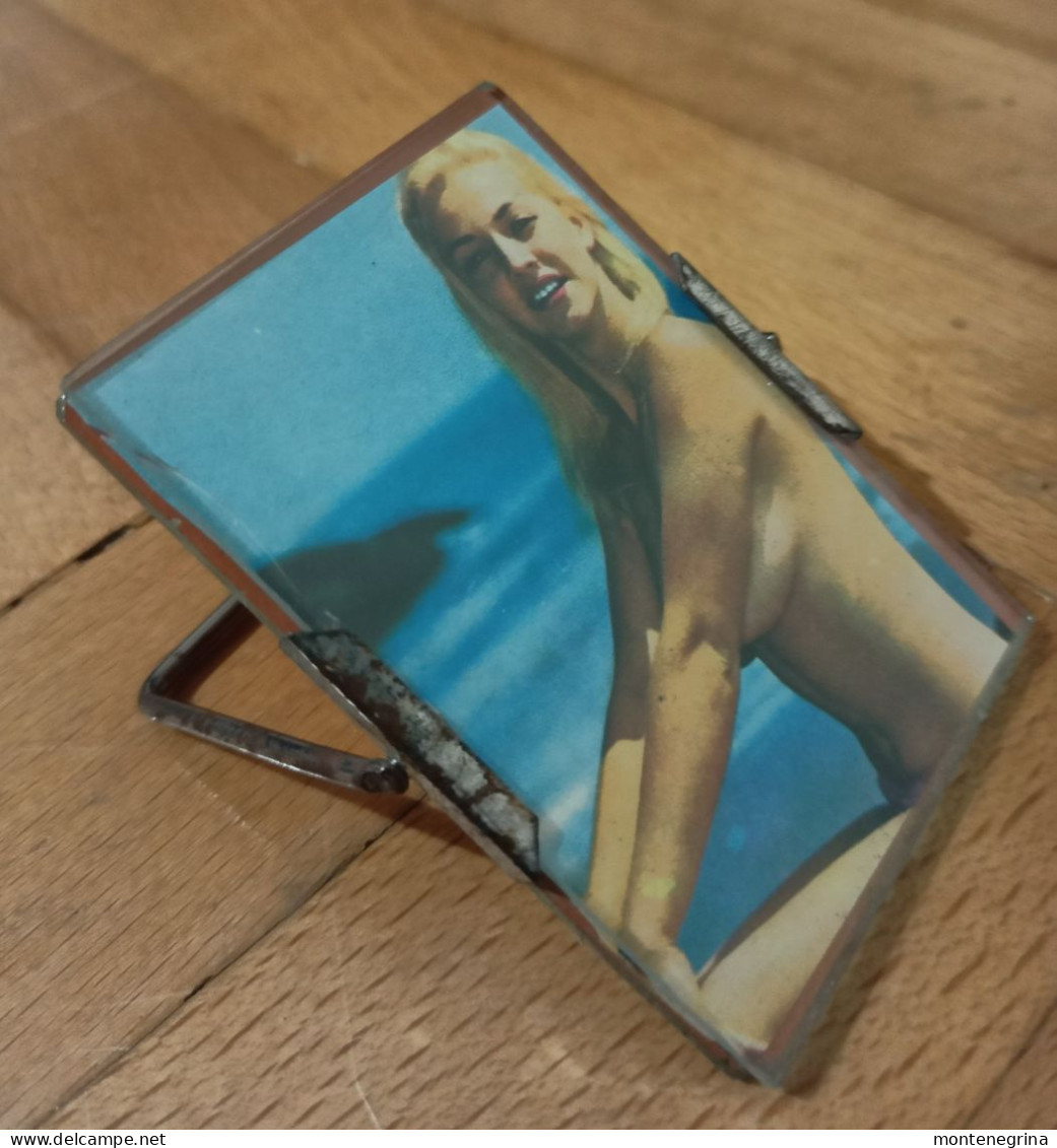 Sexy Soldier Pocket Mirror Pin-up Erotic - Old Mirror 5,5 X 7,5 Cm  (see Sales Conditions)08634 - Pin-Ups