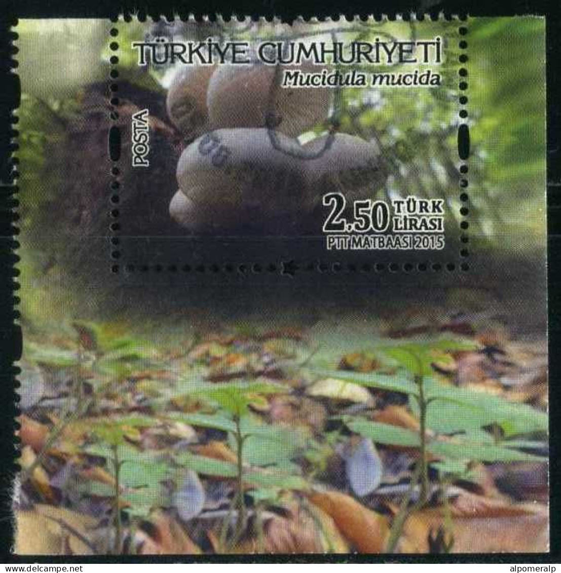 Türkiye 2015 Mi 4185 Mushrooms - Coprinopsis Picacea - Used Stamps
