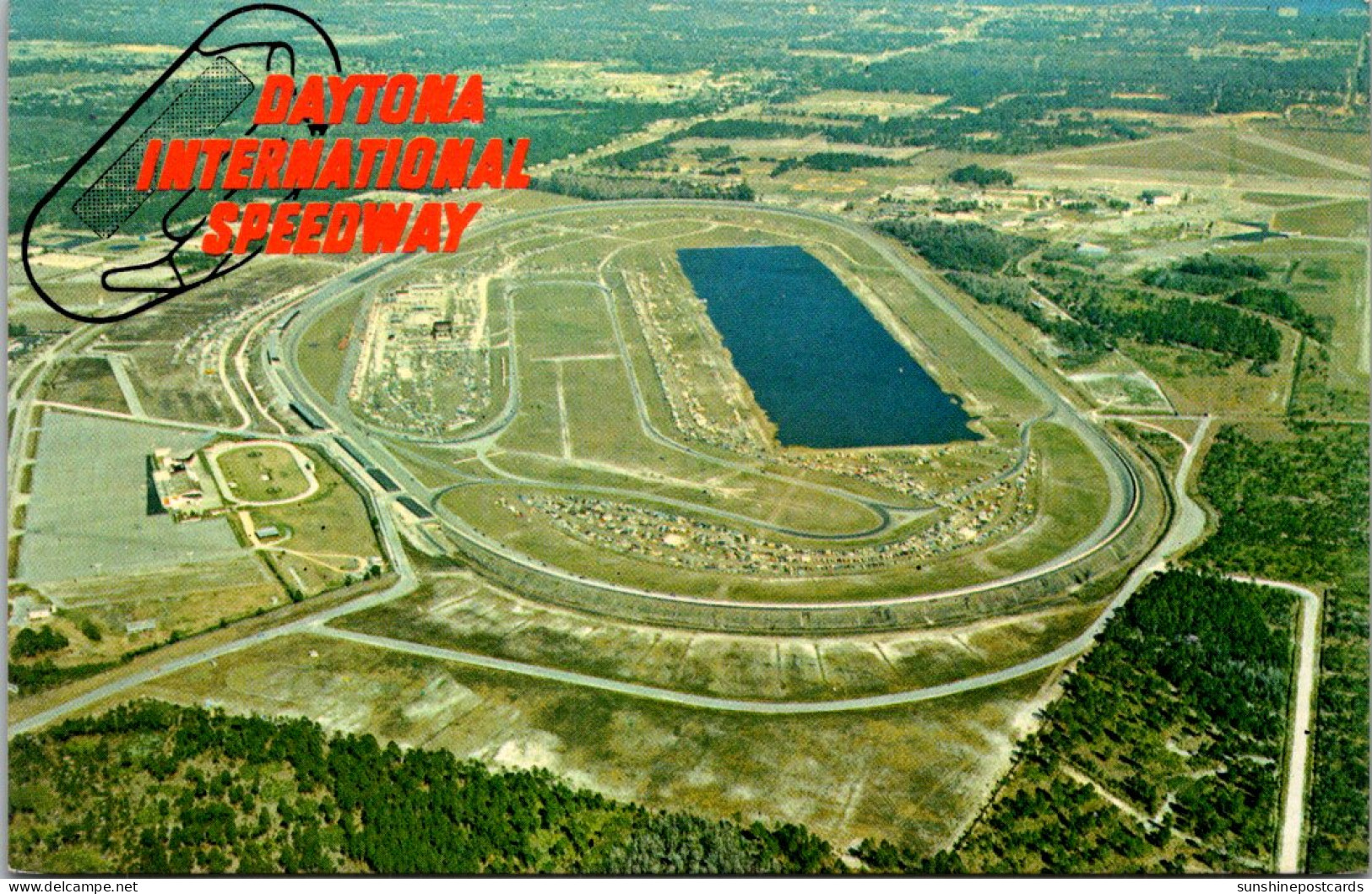 Florida Daytona Beach Aerial View Daytona International Speedway NASCAR - Daytona