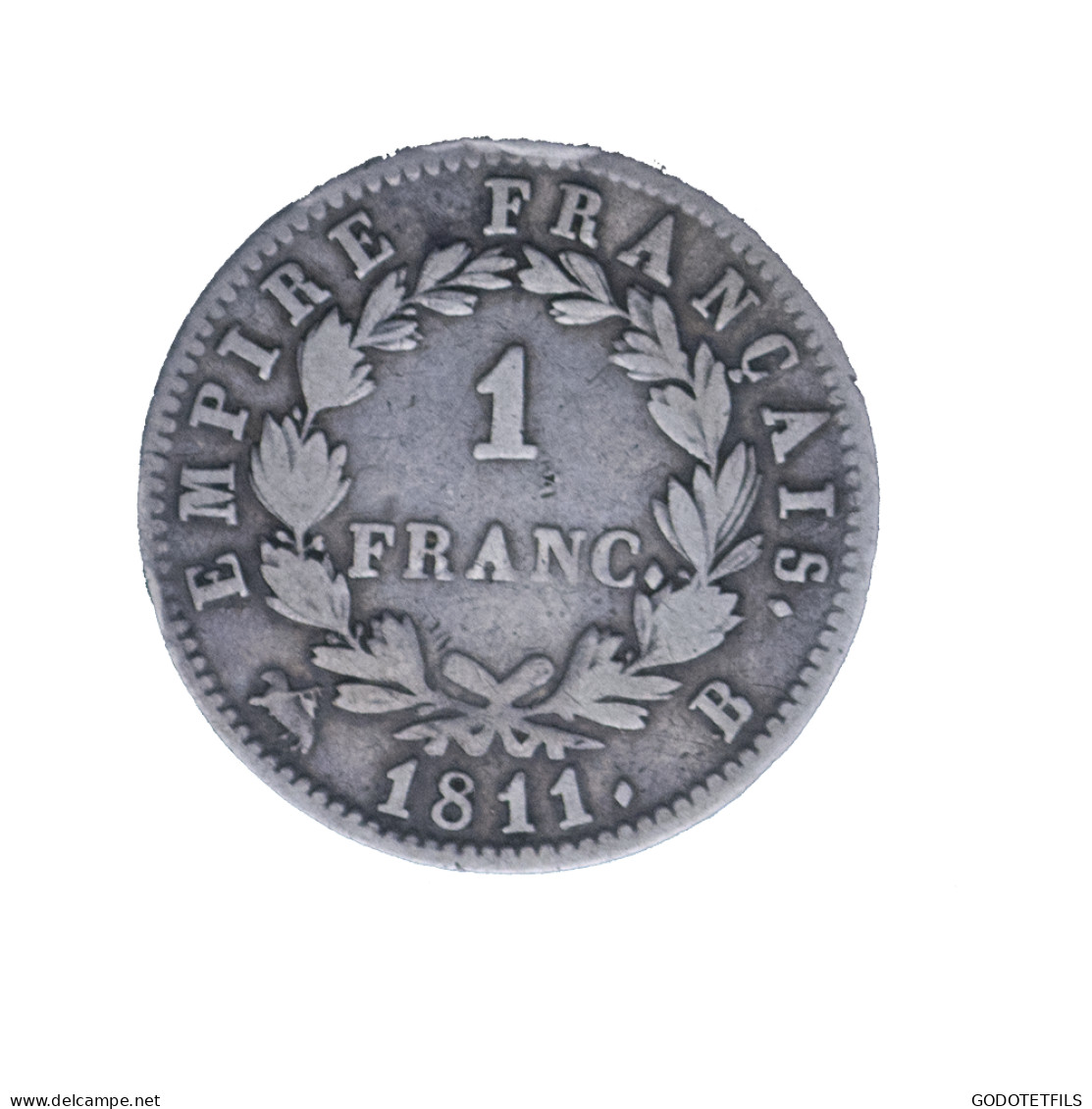 Premier-Empire-Napoléon 1er 1 Franc 1811 Rouen - 1 Franc