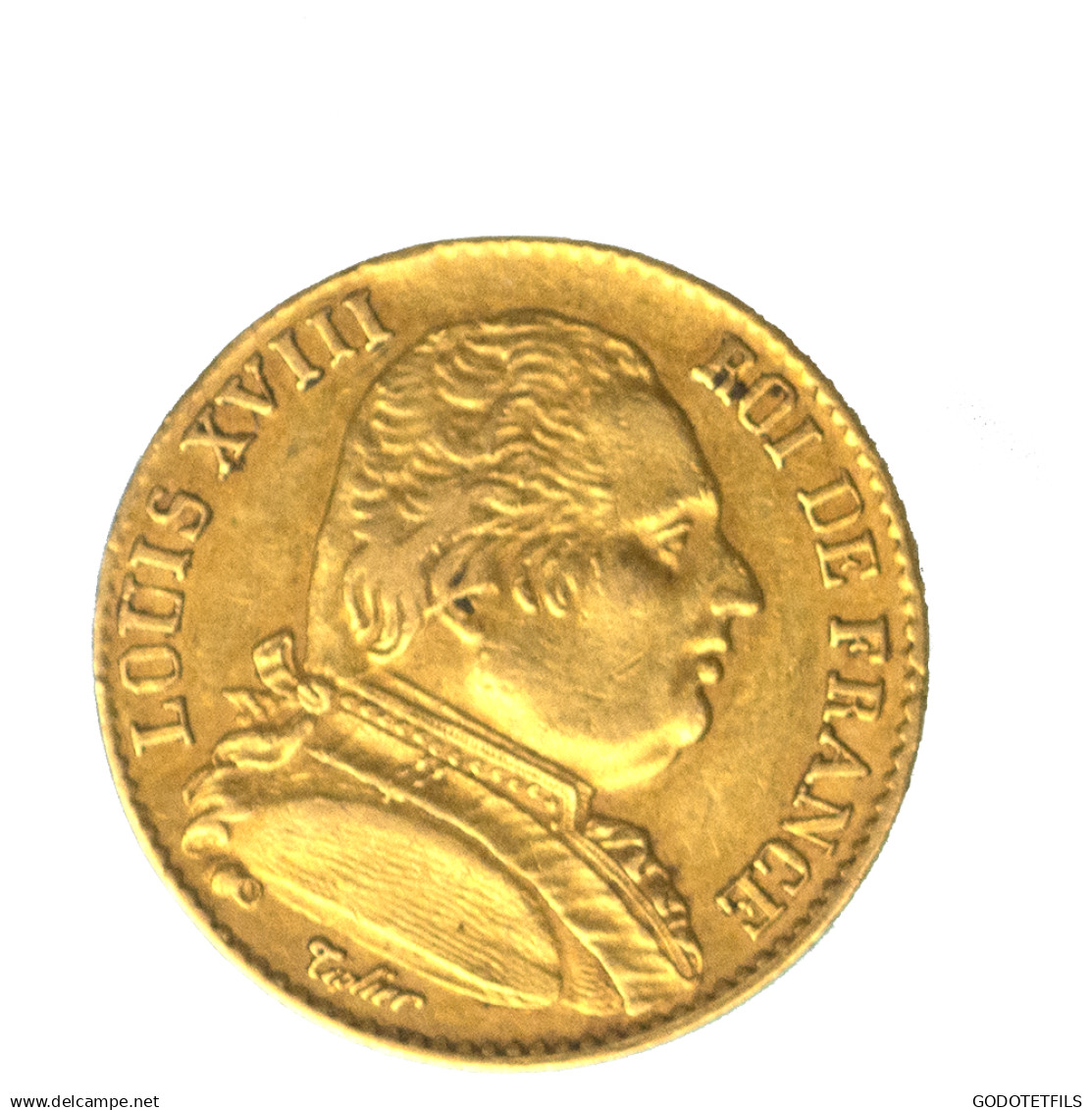 Louis XVIII-20 Francs 1815 Lille - 20 Francs (oro)