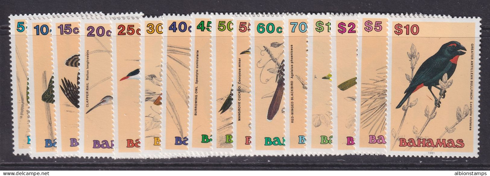 Bahamas, Scott 709-724, MNH - 1963-1973 Autonomía Interna