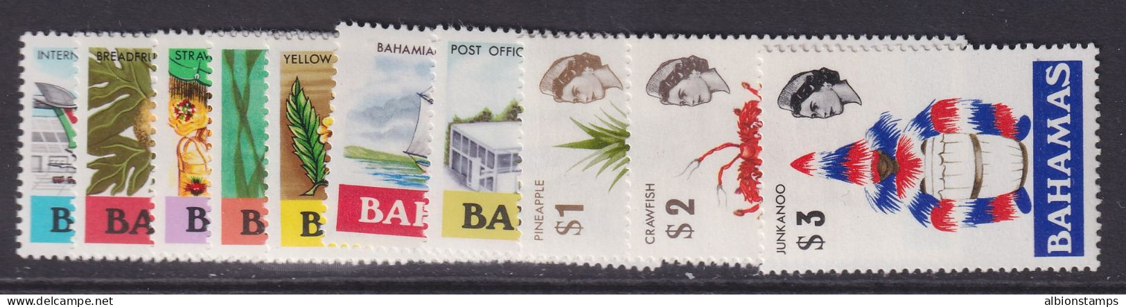 Bahamas, Scott 313a-330b, MLH/HR - 1963-1973 Ministerial Government