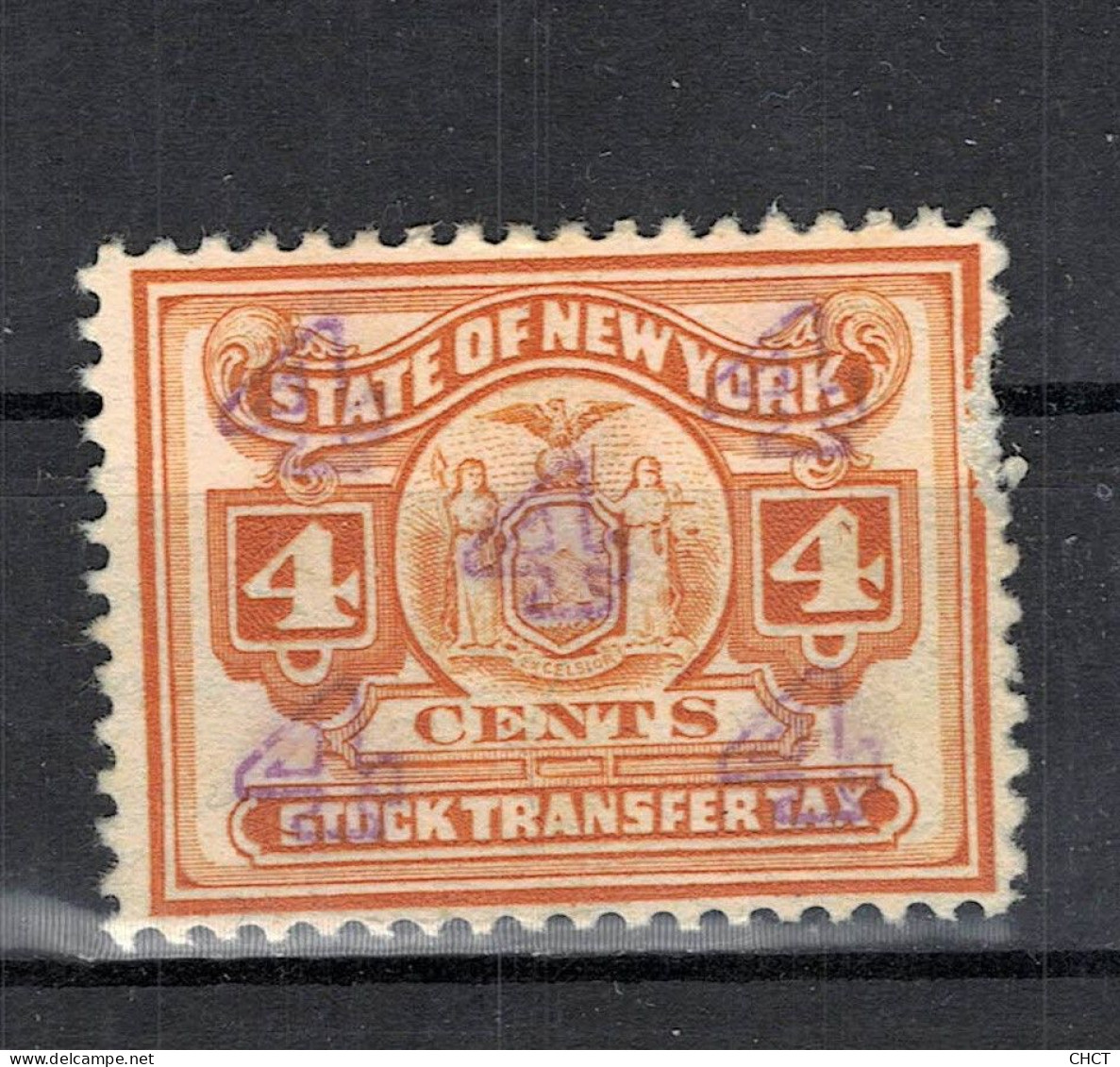 CHCT26 - State Of New York, Stock Transfer Tax Stamp - Unclassified