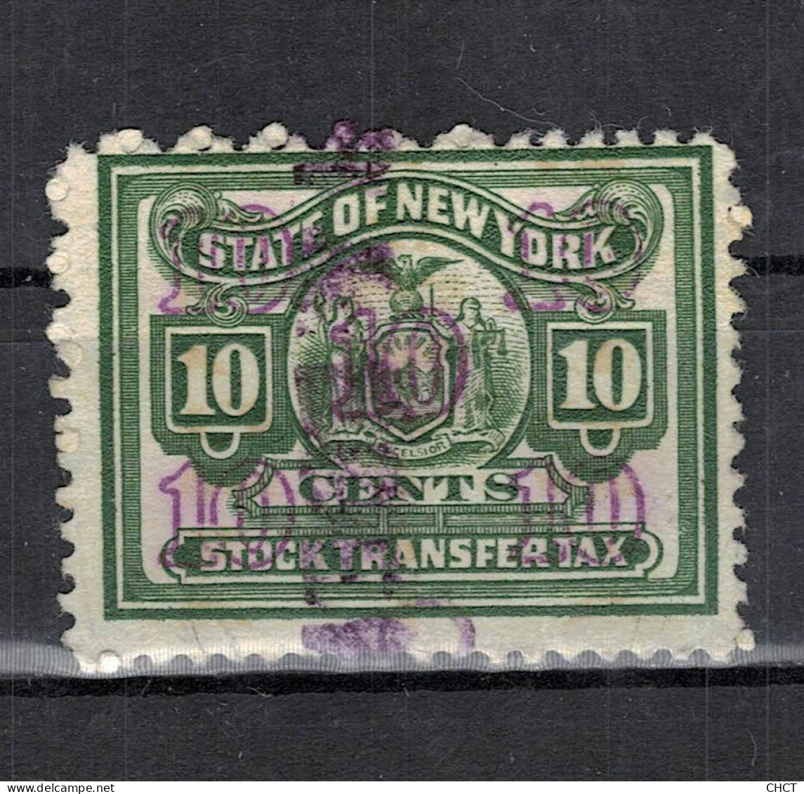 CHCT26 - State Of New York, Stock Transfer Tax Stamp - Non Classificati