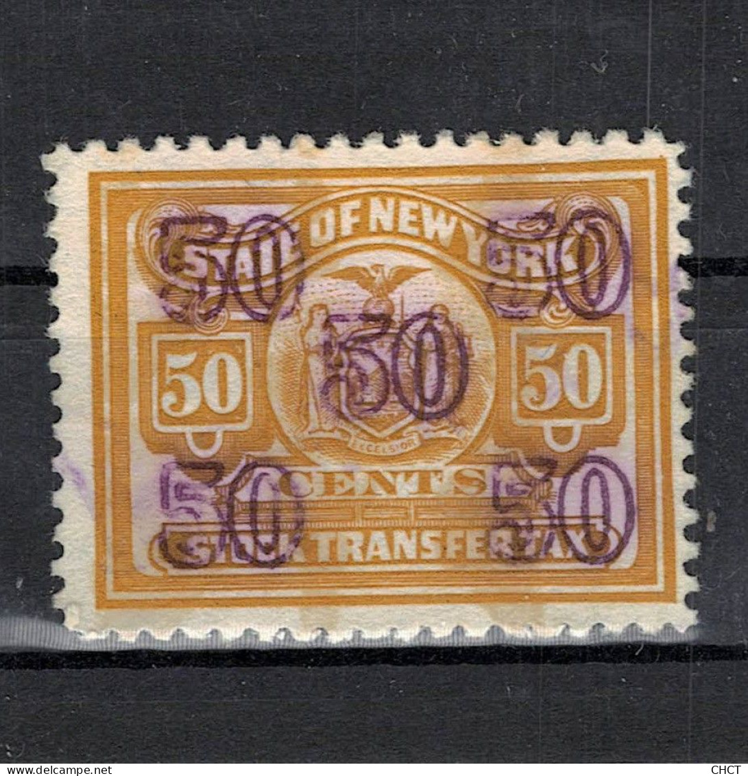 CHCT26 - State Of New York, Stock Transfer Tax Stamp, America - Non Classificati