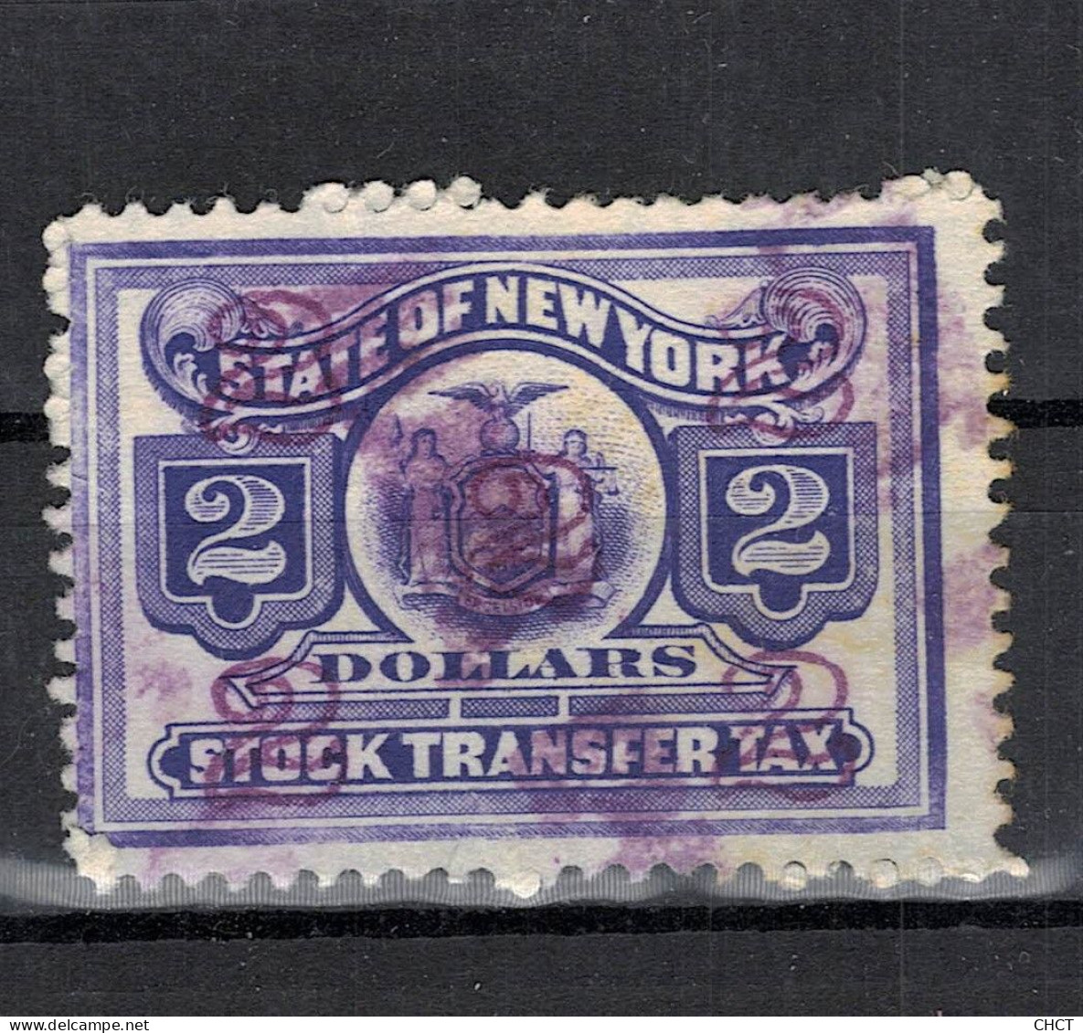 CHCT26 - State Of New York, Stock Transfer Tax Stamp, America - Unclassified