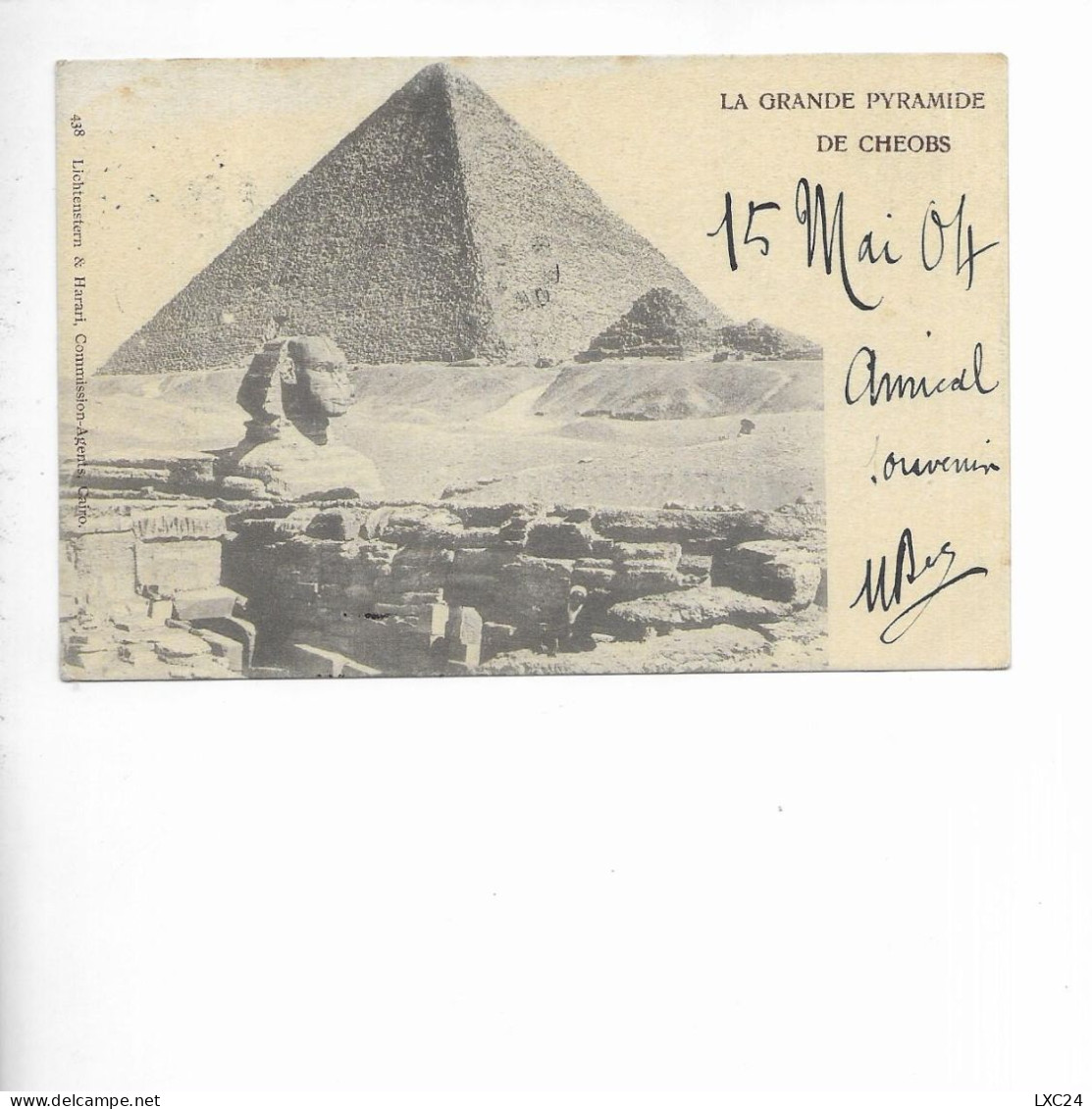 LA GRANDE PYRAMIDE DE CHEOBS. - Pyramides