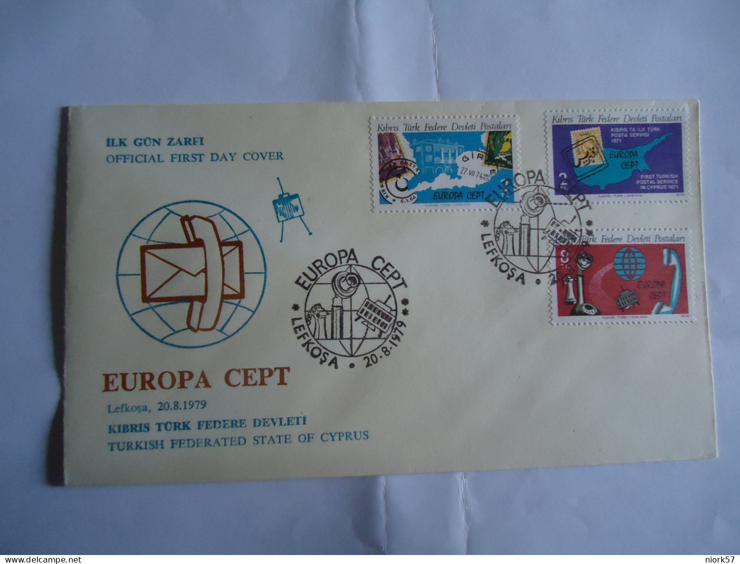 TURKEY CYPRUS  FDC  EUROPA 1979 - Autres & Non Classés