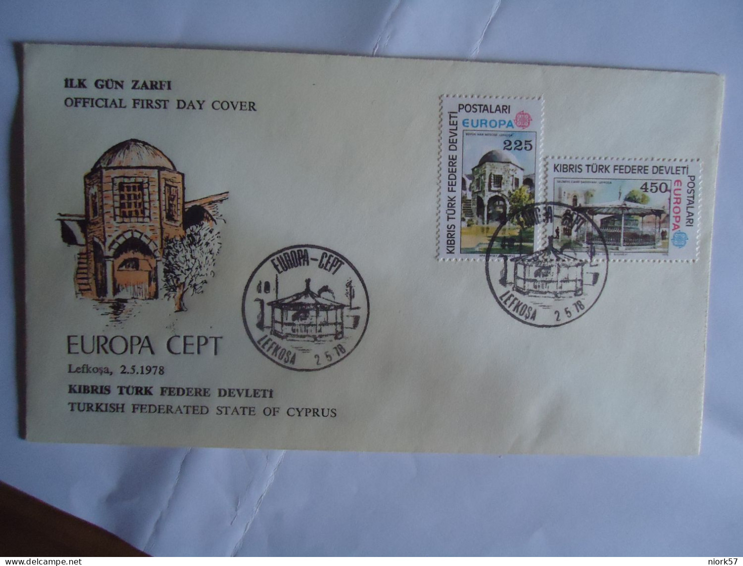 TURKEY CYPRUS  FDC  1978 EUROPA 1978 - Other & Unclassified