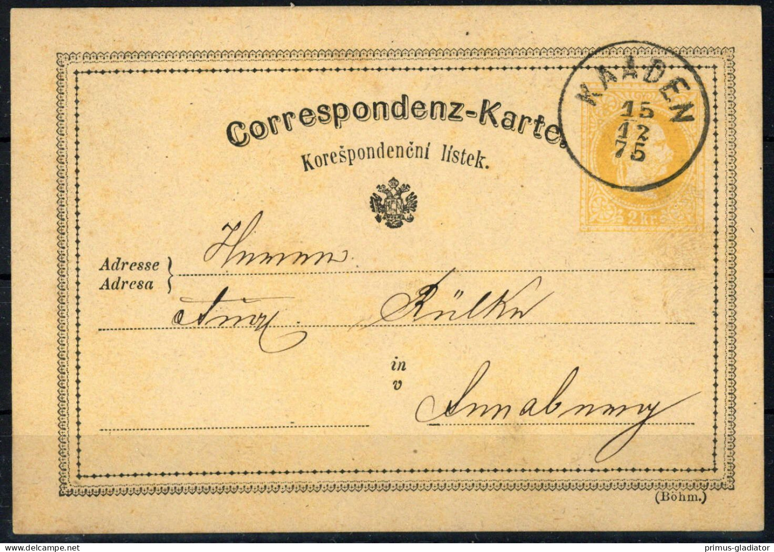 Österreich, P 18, Brief - Machine Postmarks