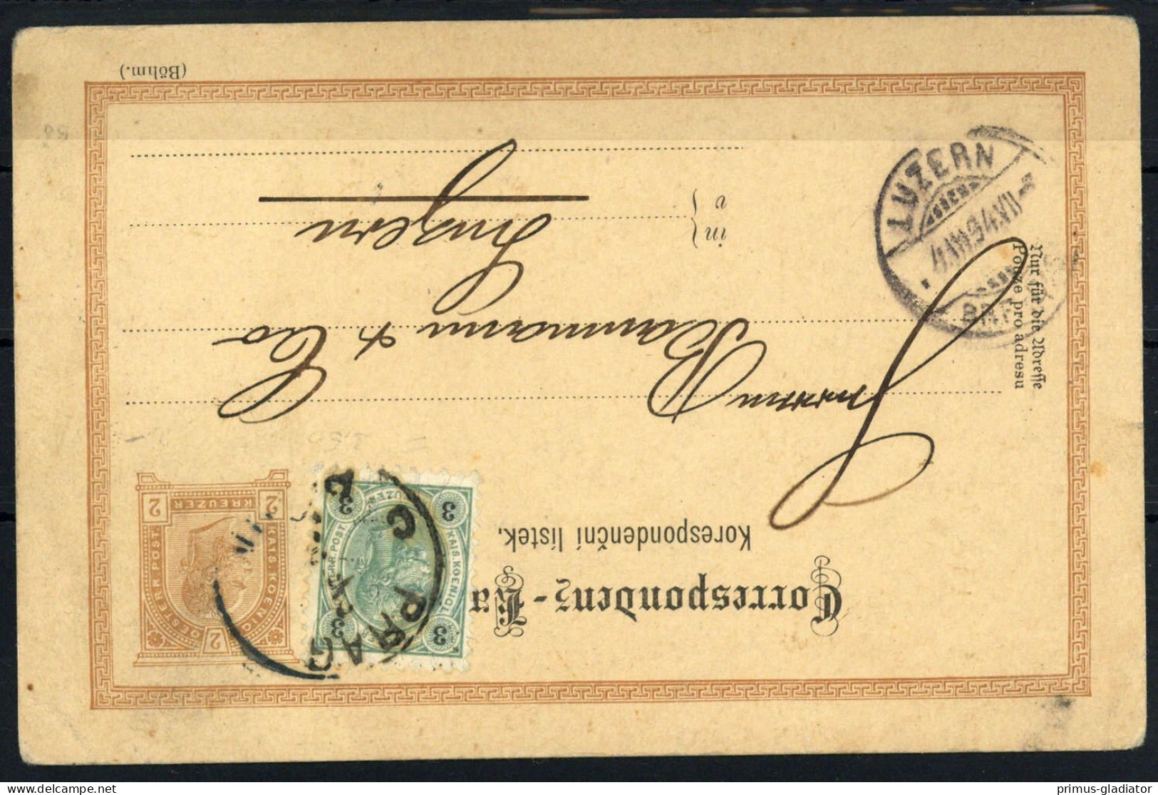 Österreich, P 75 A, 52, Brief - Machine Postmarks