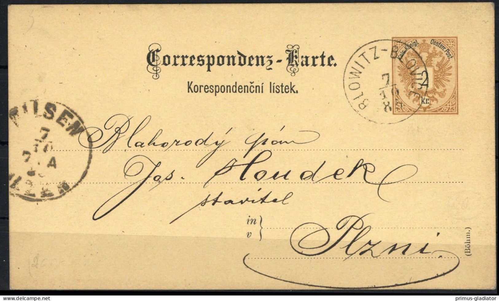 Österreich, P 44 B, Brief - Machine Postmarks