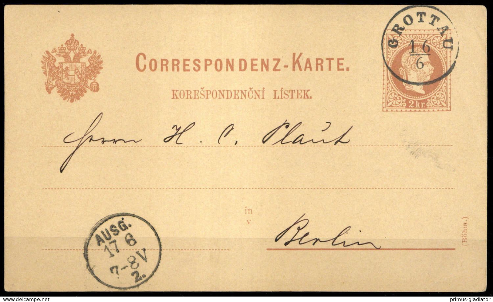 Österreich, P 26 B, Brief - Machine Postmarks