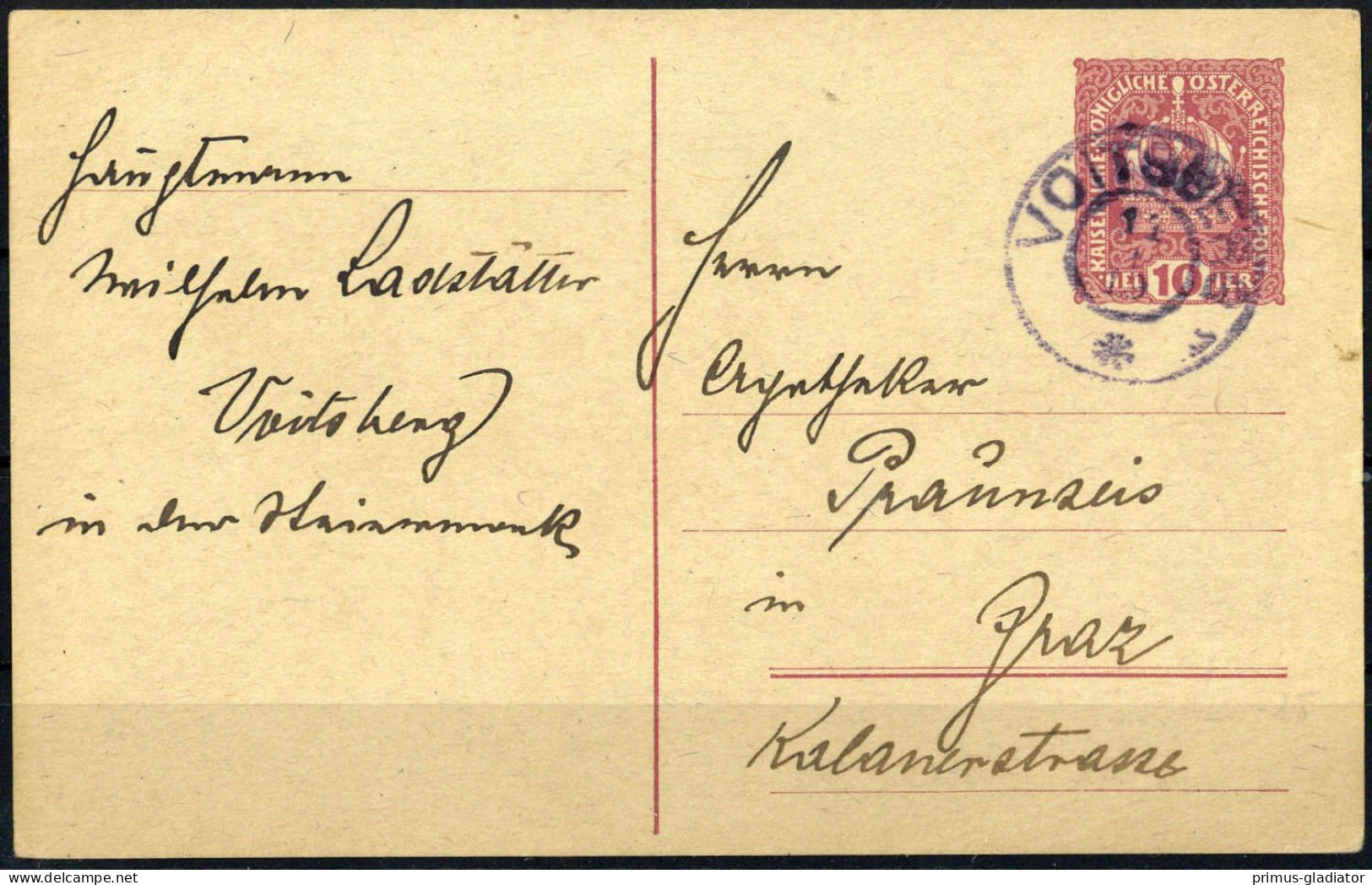 Österreich, P 233, Brief - Machine Postmarks