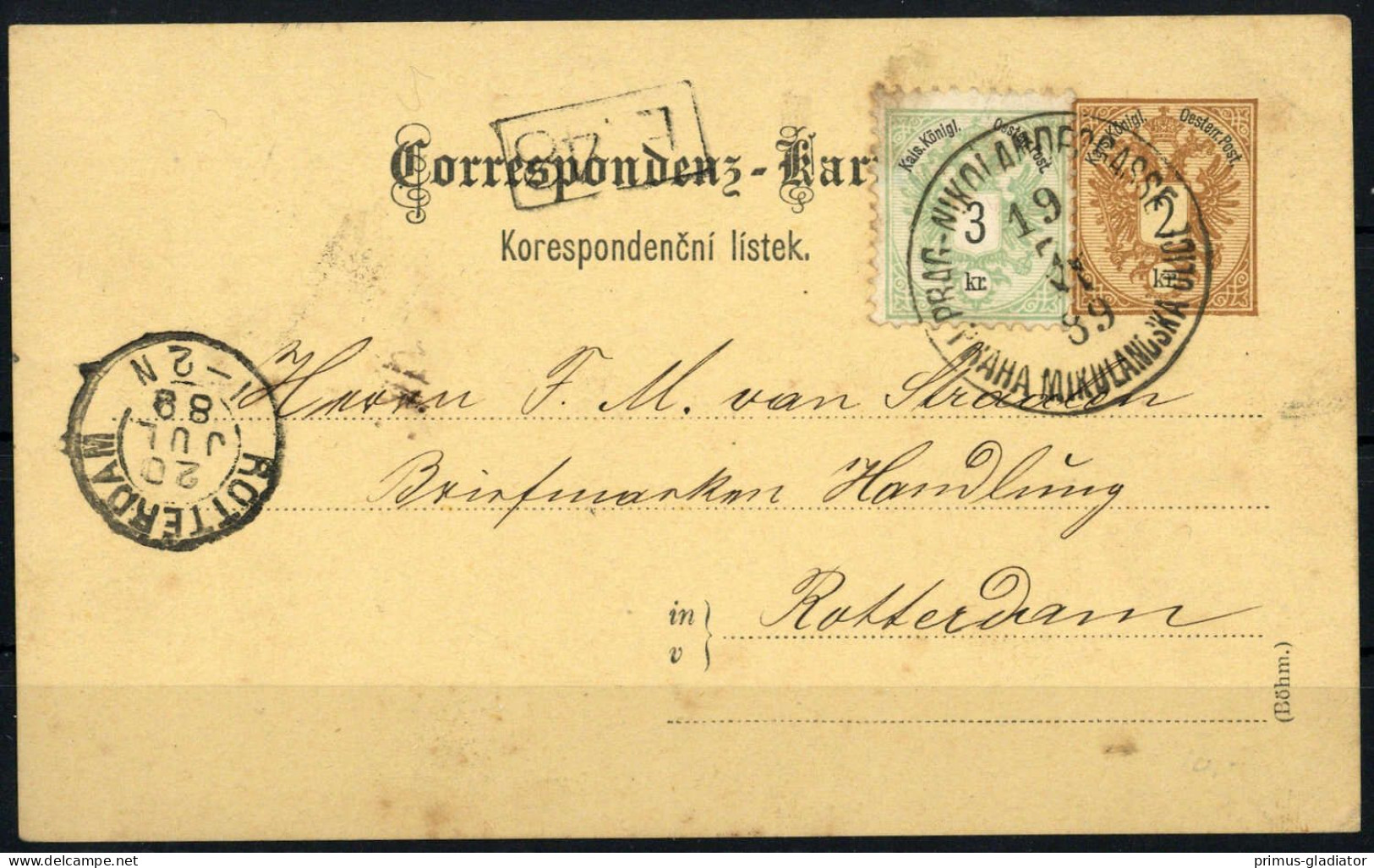 Österreich, P 44 A, 45, Brief - Machine Postmarks