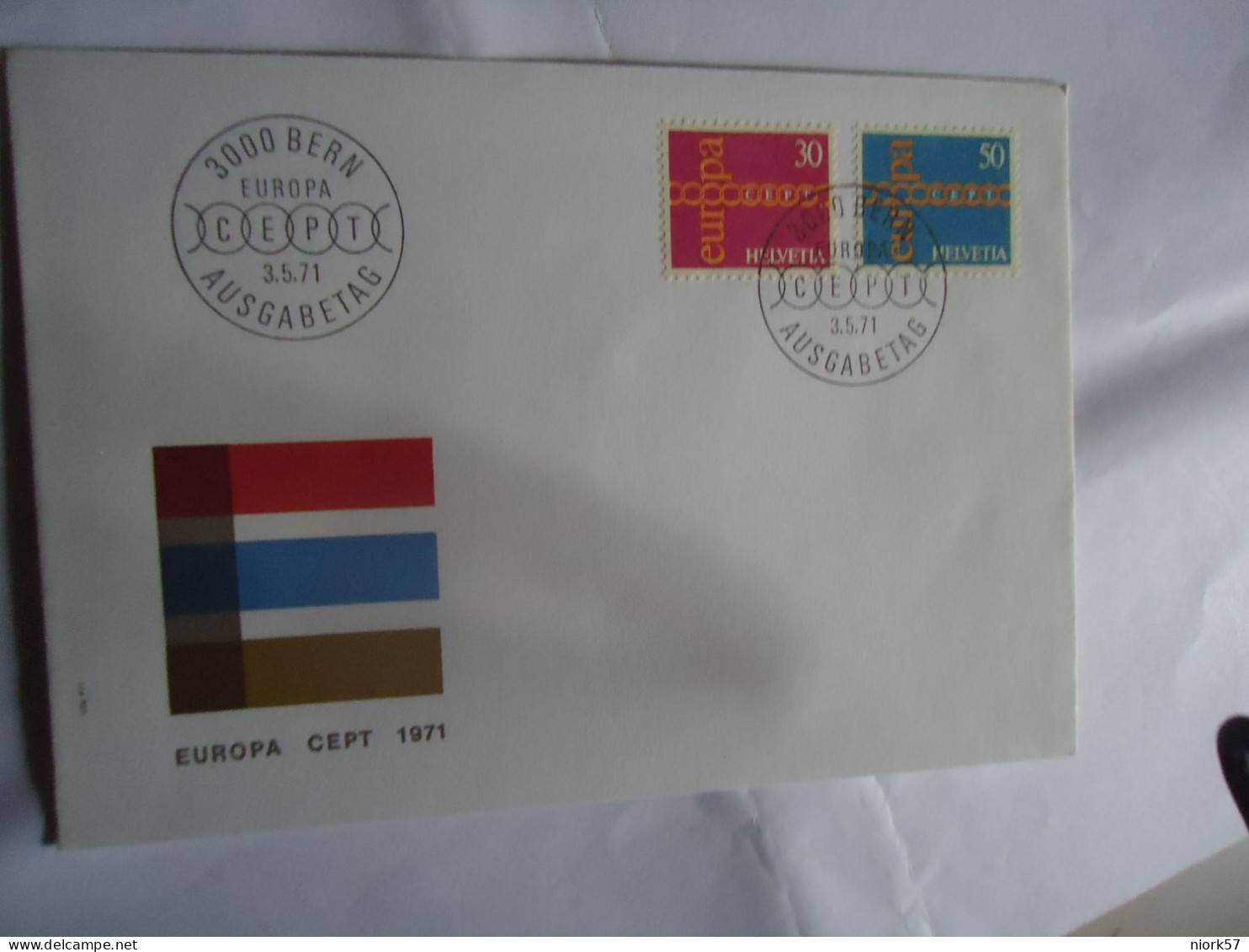 SWITZERLAND FDC EUROPA  1971 - 1971