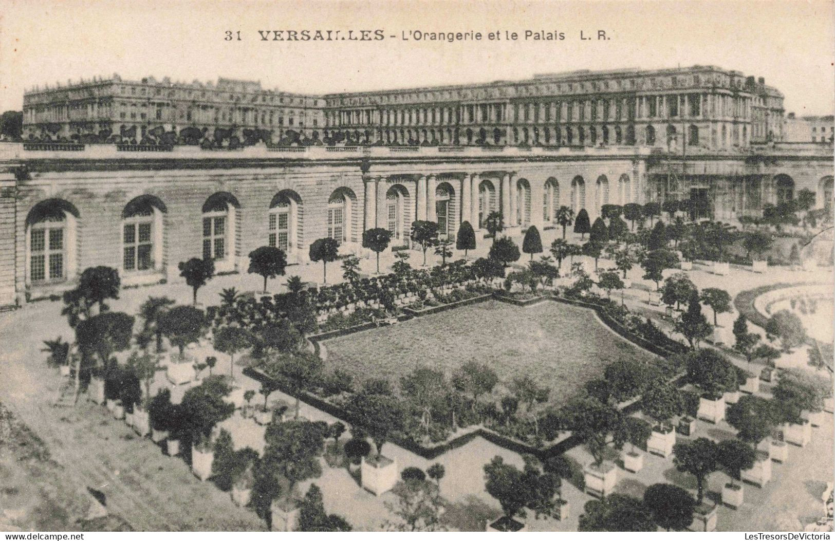 FRANCE - Versailles - L'Orangerie Et Le Palais - LR - Carte Postale Ancienne - Versailles (Château)