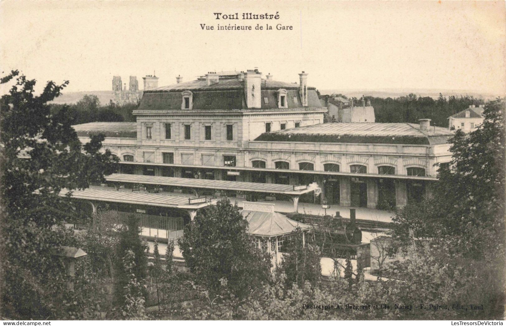 FRANCE - Nancy - Toul Illustré - Intérieur De La Gare - Carte Postale Ancienne - Luneville