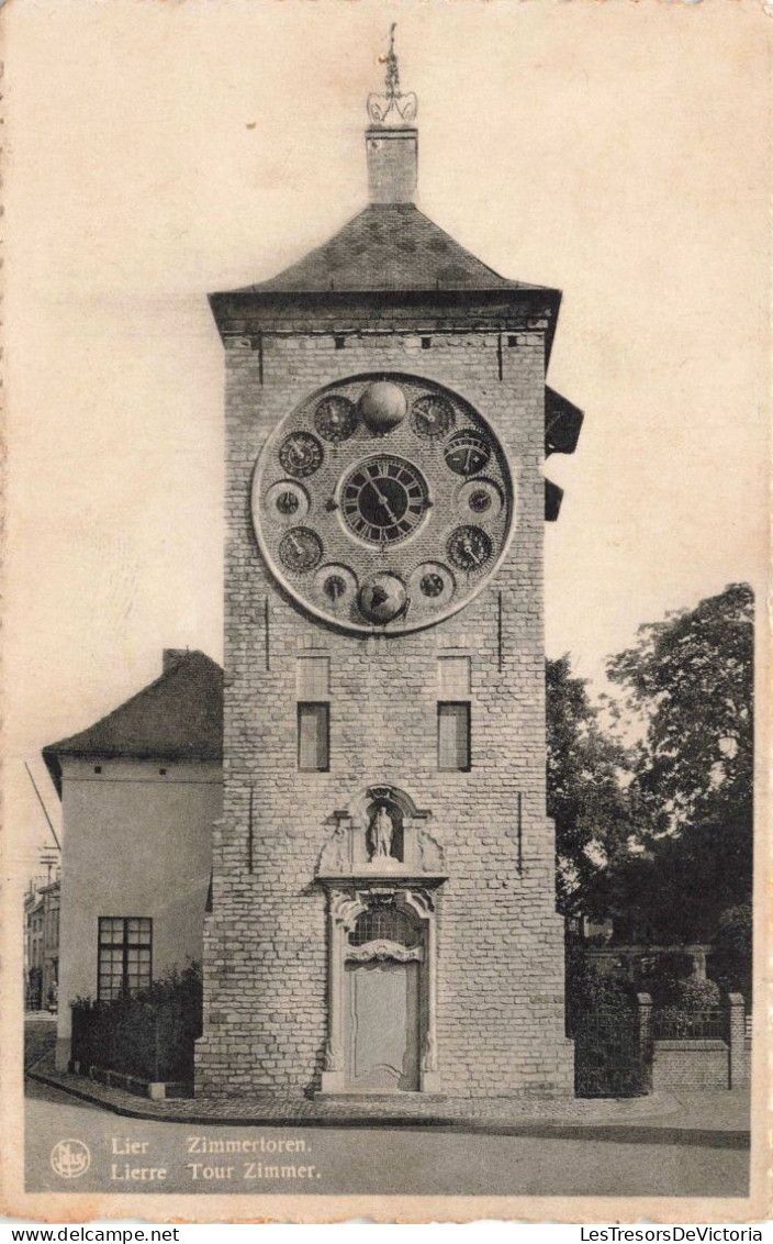 BELGIQUE -  Lierre - Tour Zimmer - Horloge - Clocher - Carte Postale Ancienne - Lier