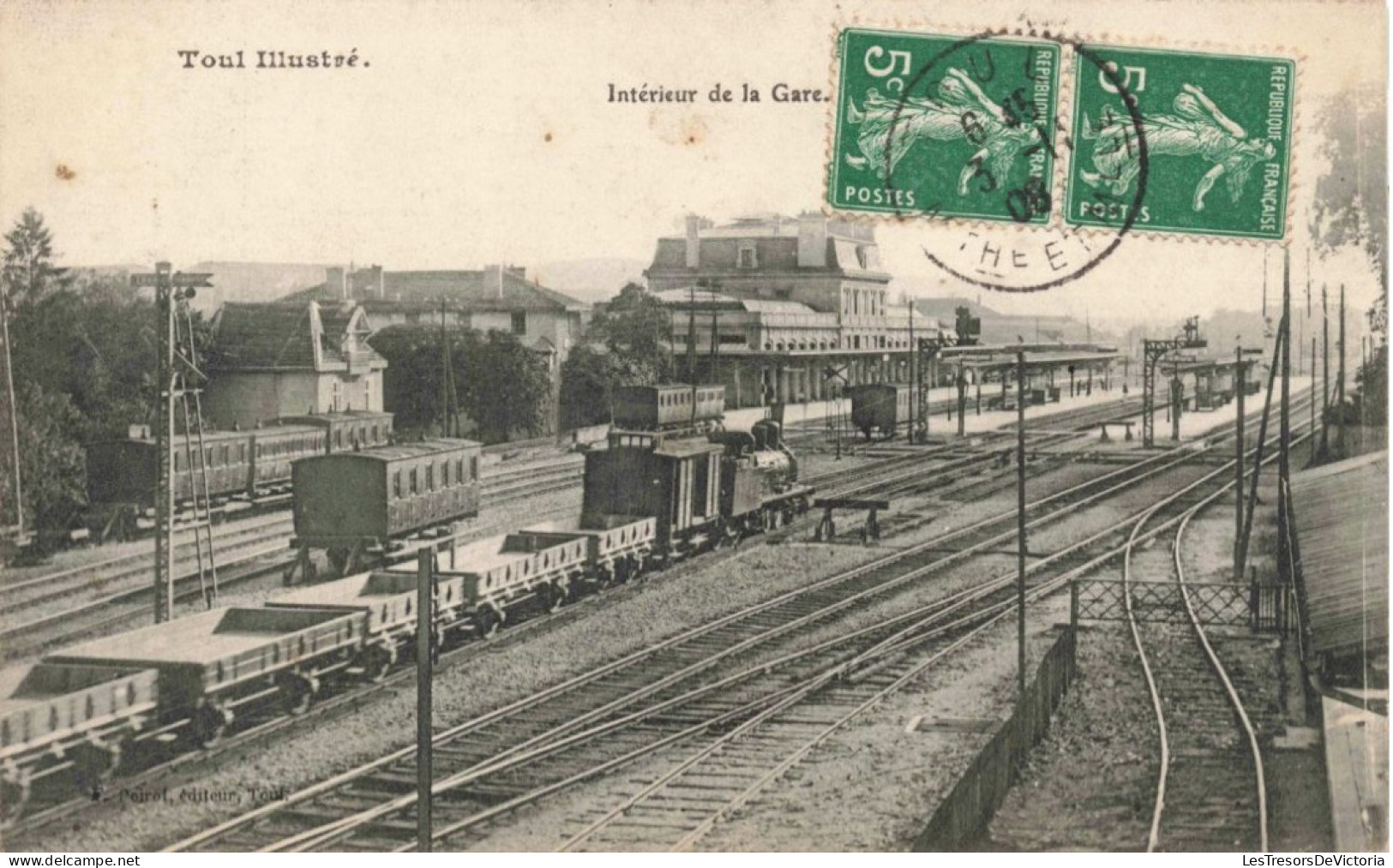 FRANCE - Nancy - Toul Illustré - Intérieur De La Gare - Carte Postale Ancienne - Luneville