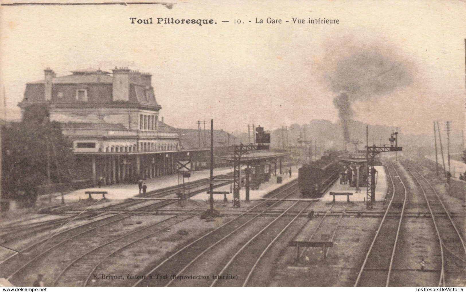 FRANCE - Nancy - Toul Pittoresque - La Gare - Vue Intérieure - Carte Postale Ancienne - Luneville