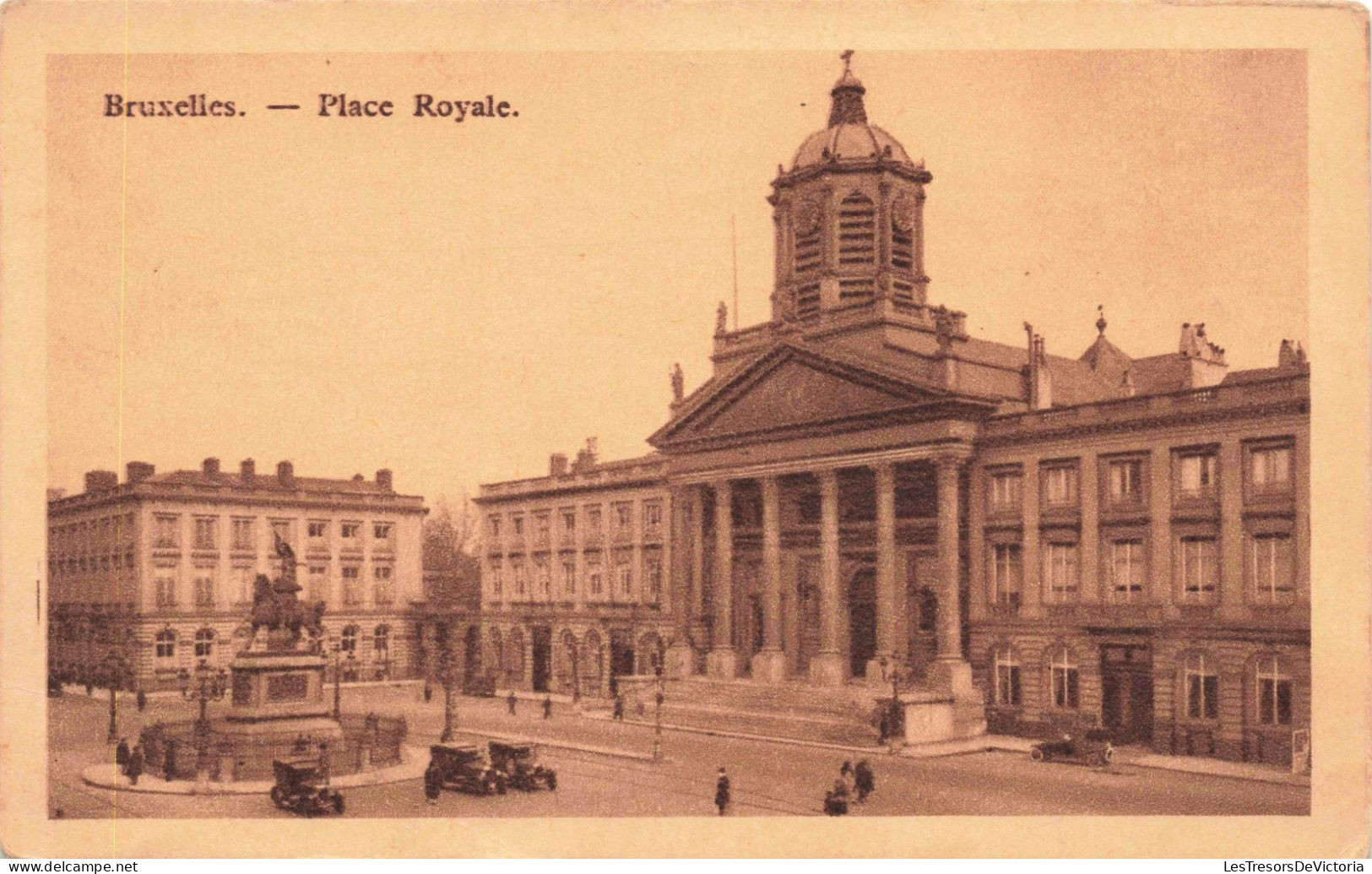 BELGIQUE -  Bruxelles - Place Royale - Carte Postale Ancienne - Places, Squares