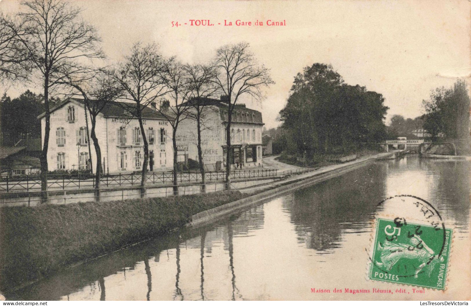 FRANCE - Nancy - Toul - La Gare Du Canal - Carte Postale Ancienne - Luneville