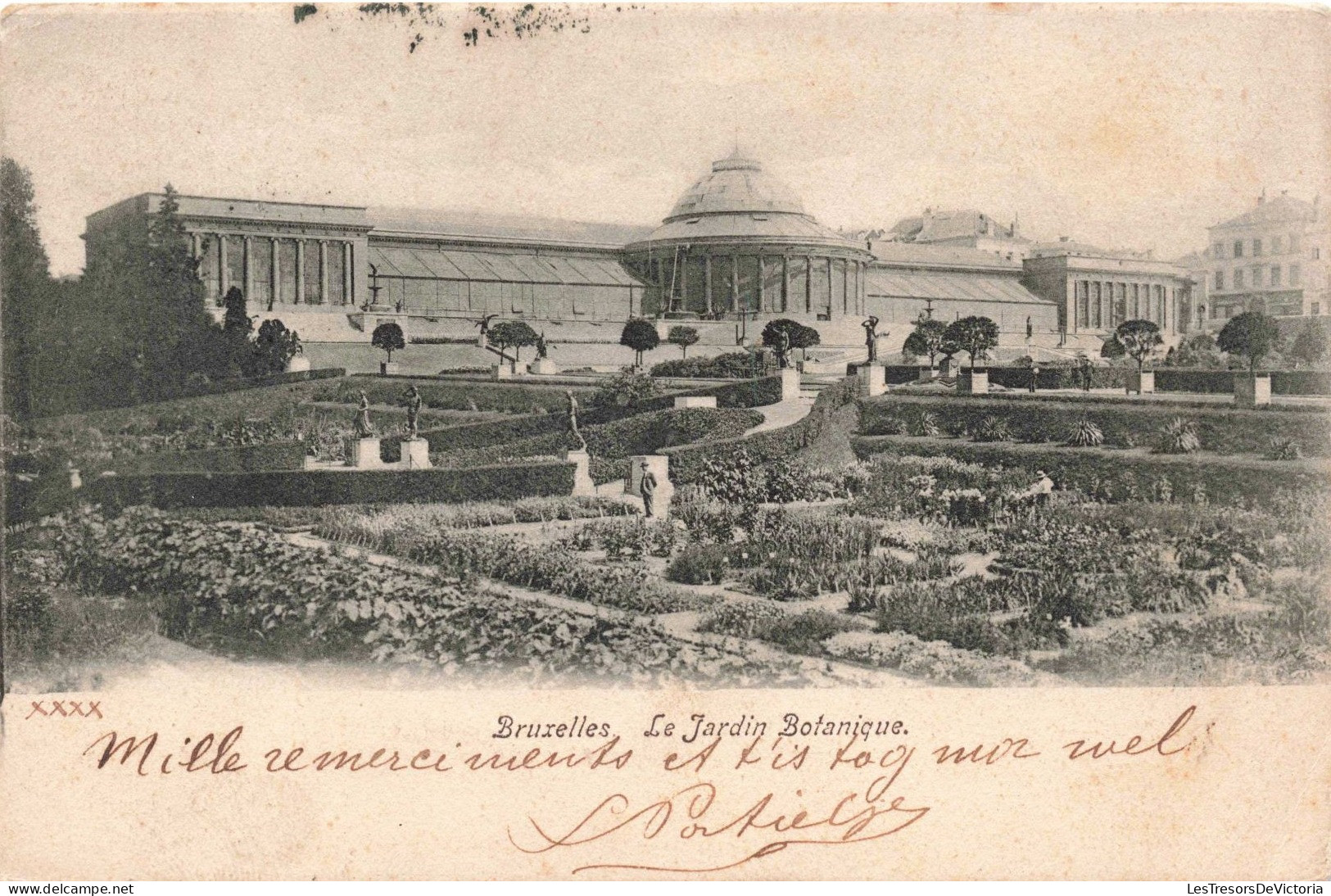 BELGIQUE -  Bruxelles - Le Jardin Botanique - Carte Postale Ancienne - Marktpleinen, Pleinen