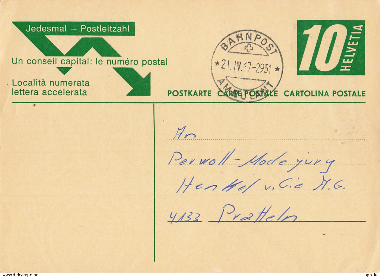 Bahnpost (R.P.O/T.P.O) (BP4111) - Ferrocarril