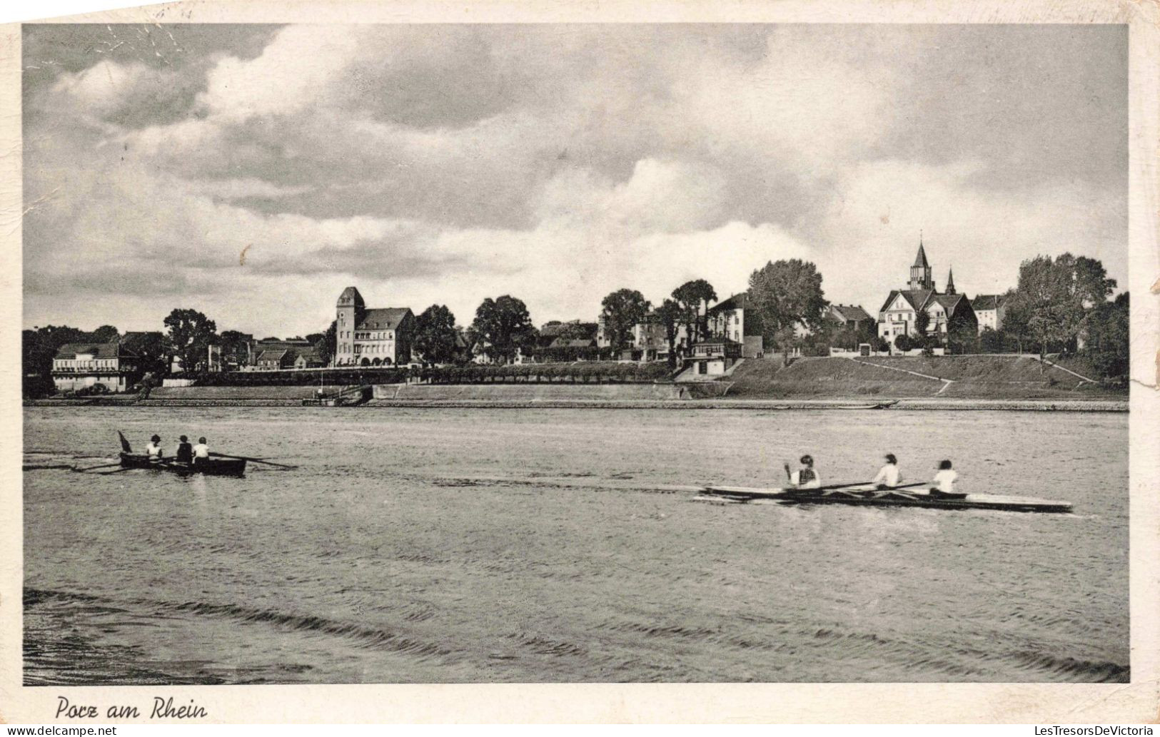 ALLEMAGNE - Parz Am Rhein - Avirons - Village Au Loin - Carte Postale Ancienne - Sonstige & Ohne Zuordnung