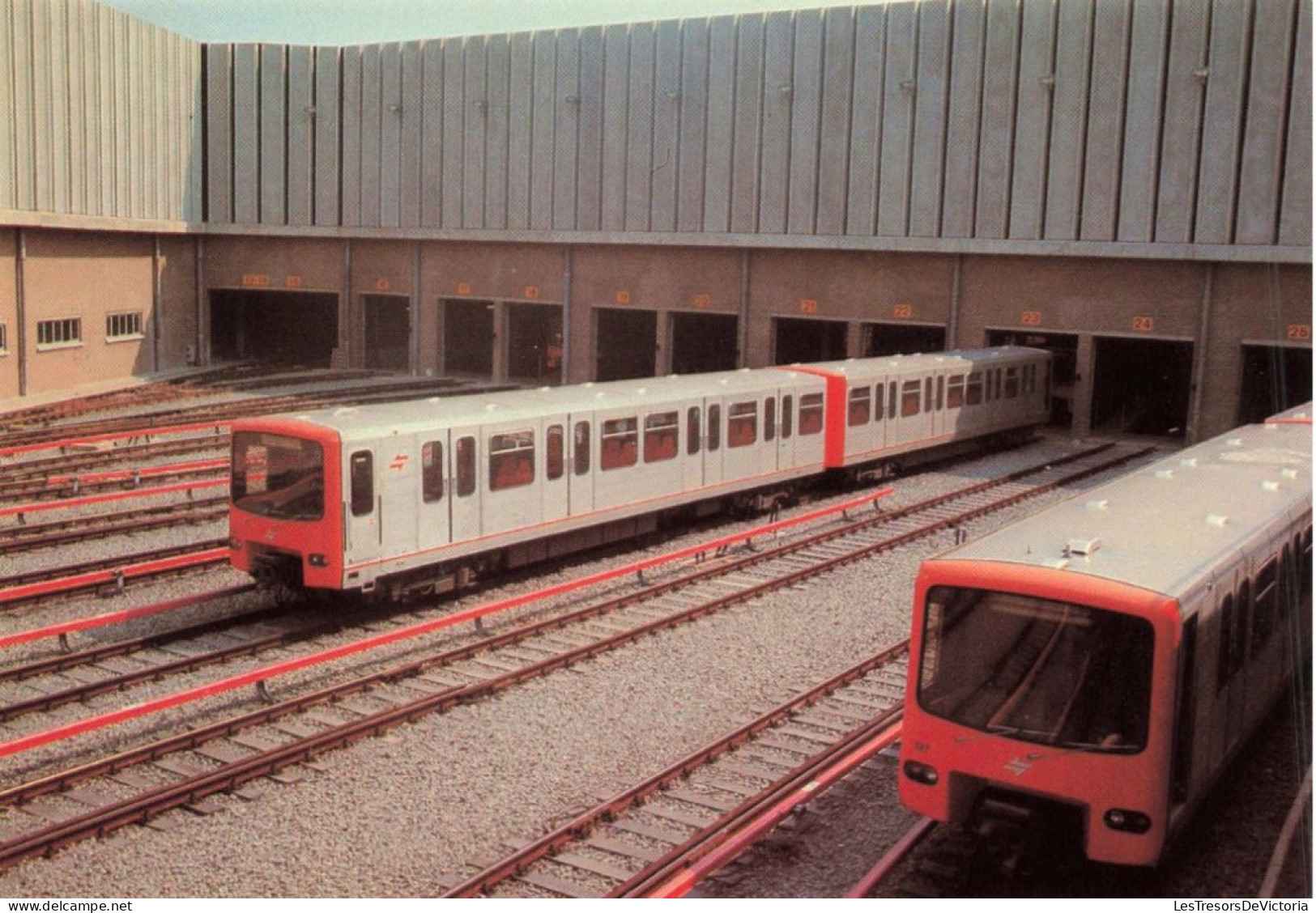 BELGIQUE - Bruxelles - U Bahn - Métro - Dépôt D'Auderghem - Vue D'ensemble -  Carte Postale - Transport Urbain Souterrain