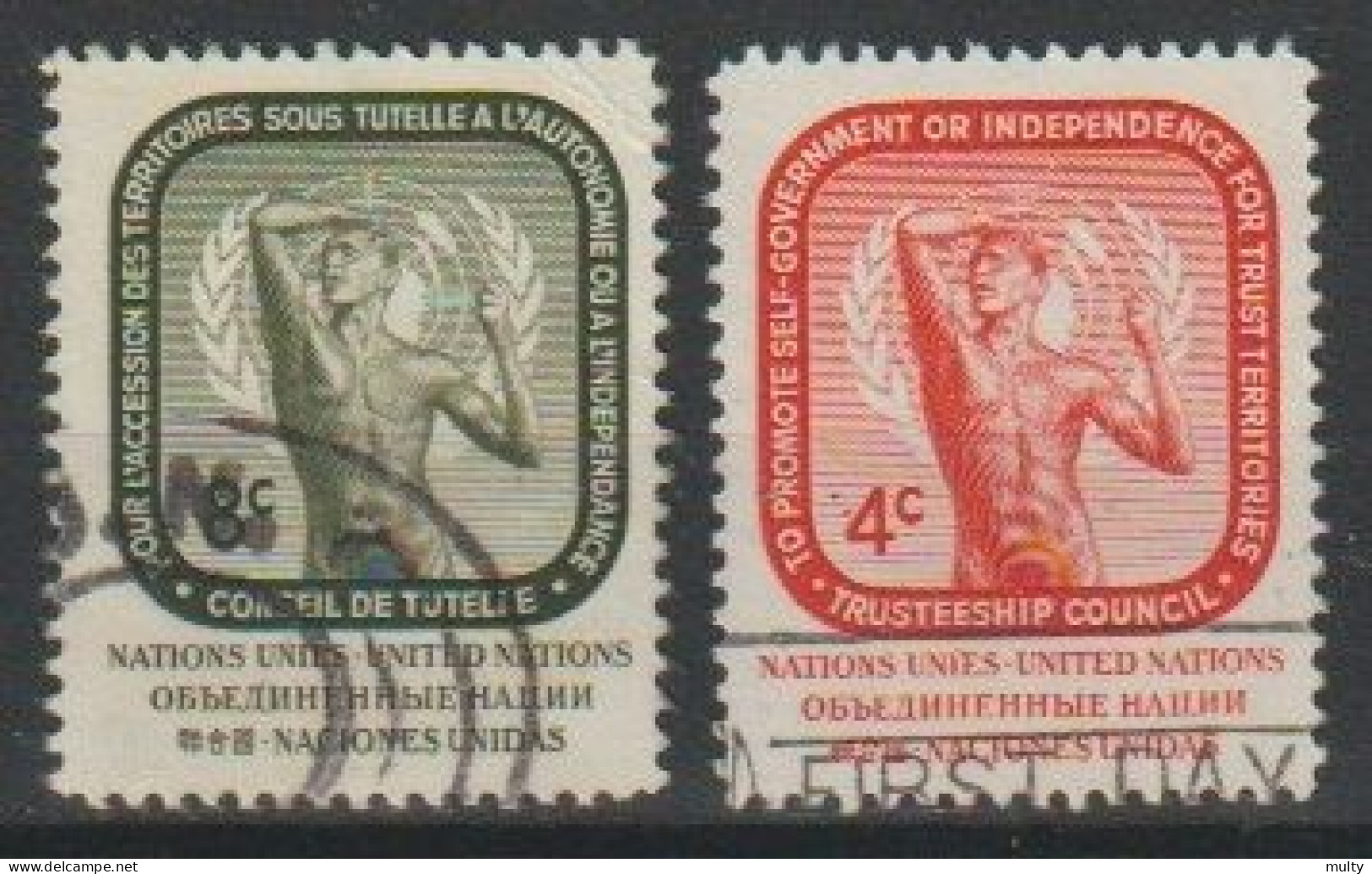 Verenigde Naties New York Y/T 70 / 71 (0) - Used Stamps