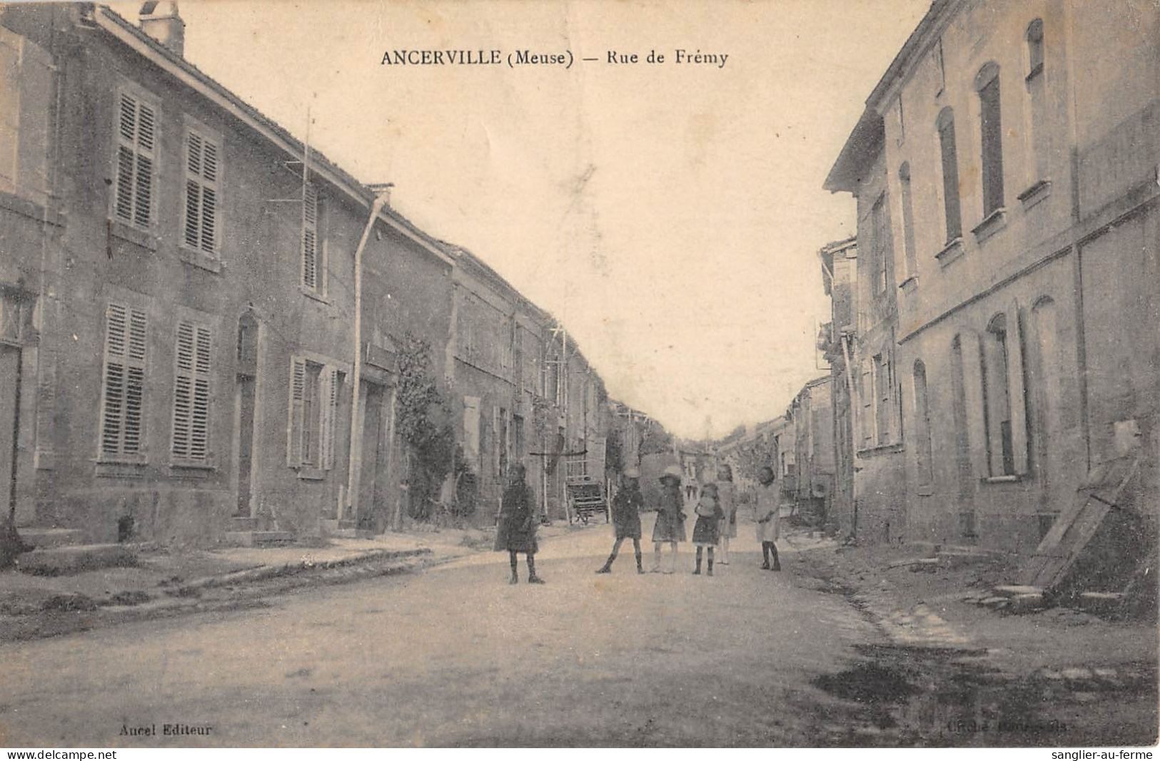 CPA 55 ANCERVILLE / RUE DE FREMY - Other & Unclassified