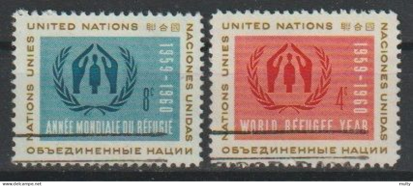 Verenigde Naties New York Y/T 72 / 73 (0) - Used Stamps