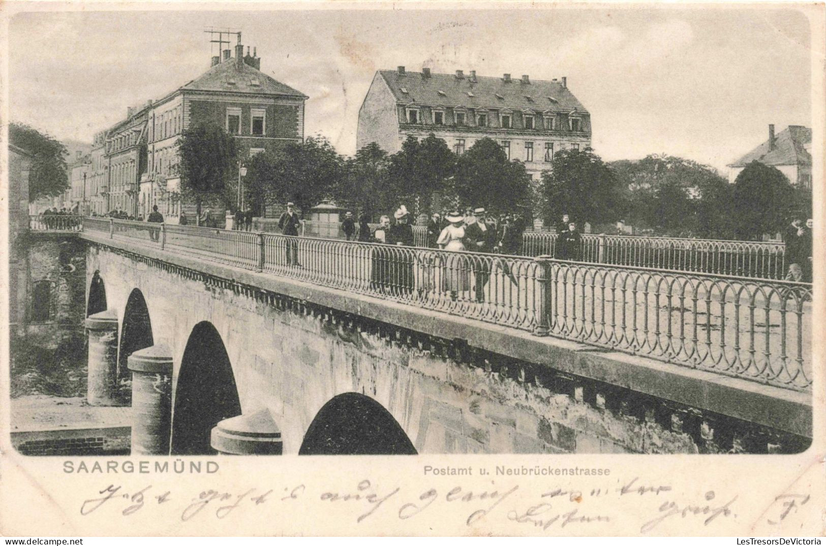 FRANCE - Sarreguemines - Neubrückenstrasse - Carte Postale Ancienne - Sarreguemines