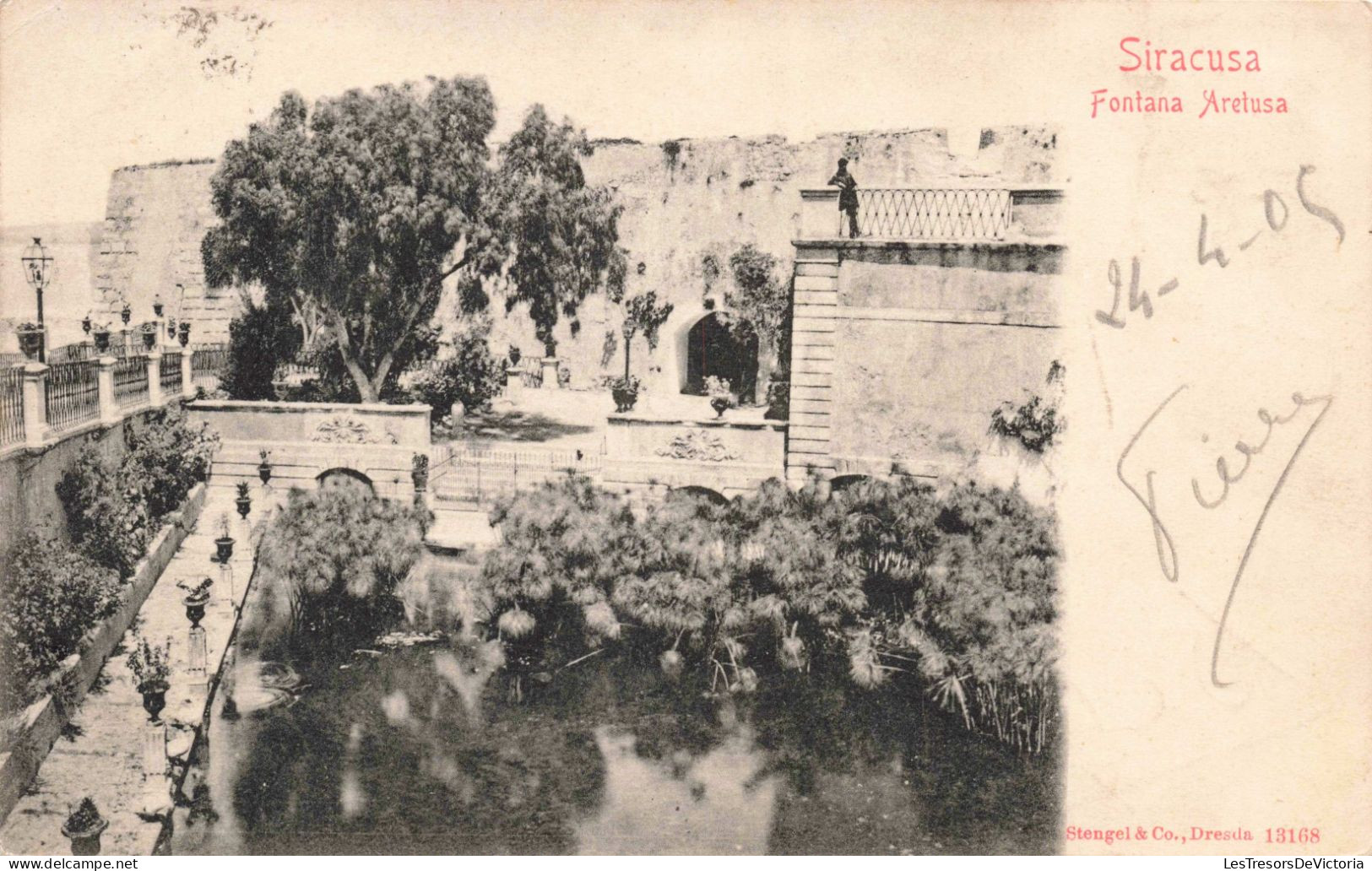 ITALIE - Sicile - Siracusa - Fontana Aretusa - Carte Postale Ancienne - Siracusa