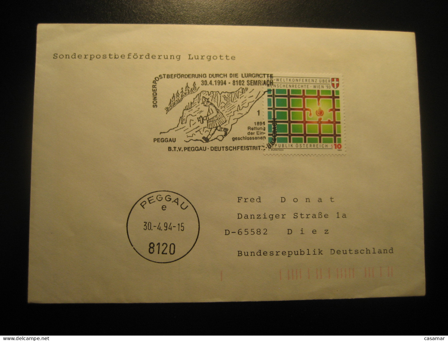 GENKINGEN Reutlingen Lichstenstein 1969 Caving Grotto Geology Postal Stationery Card GERMANY - Autres & Non Classés