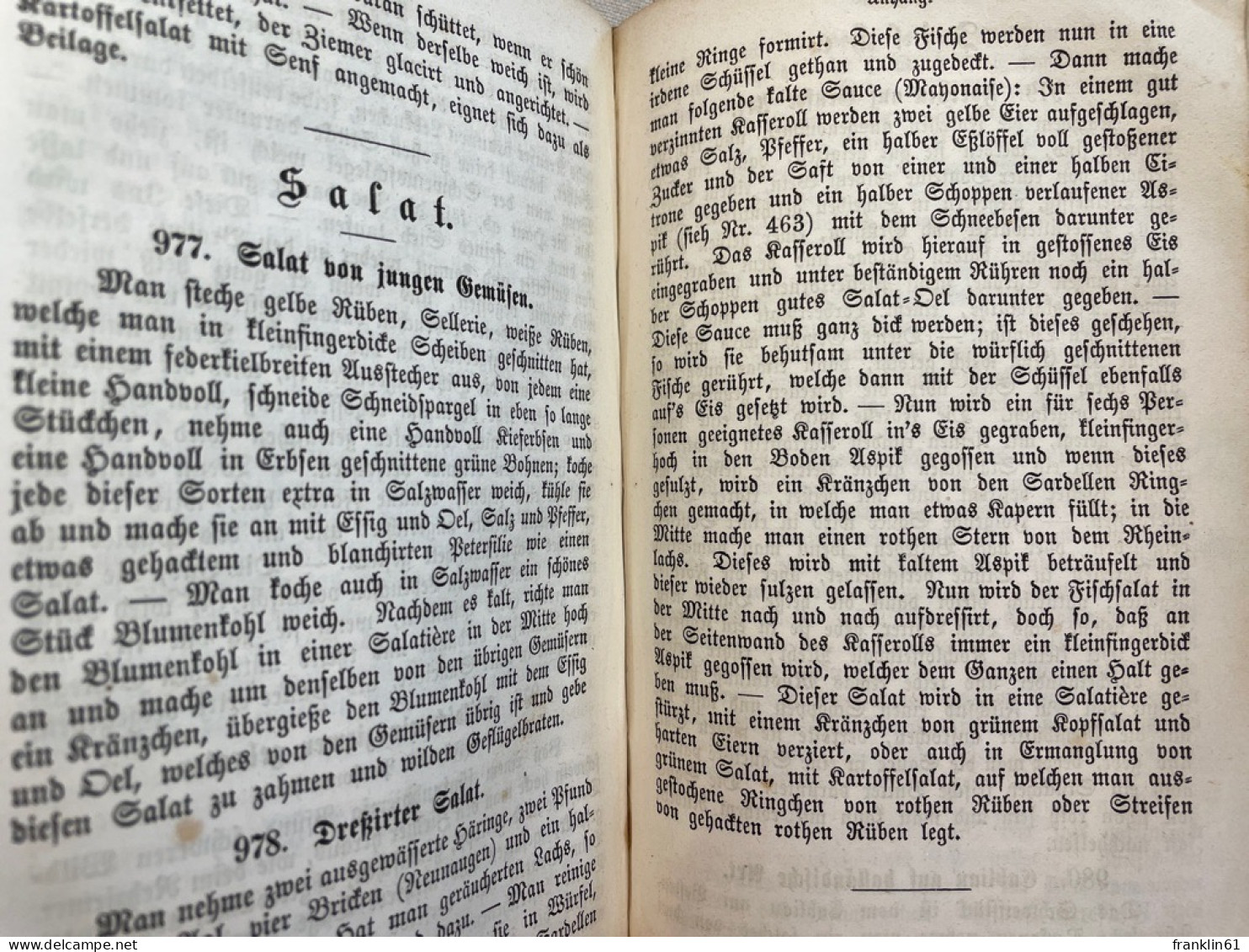 Regensburger Kochbuch.