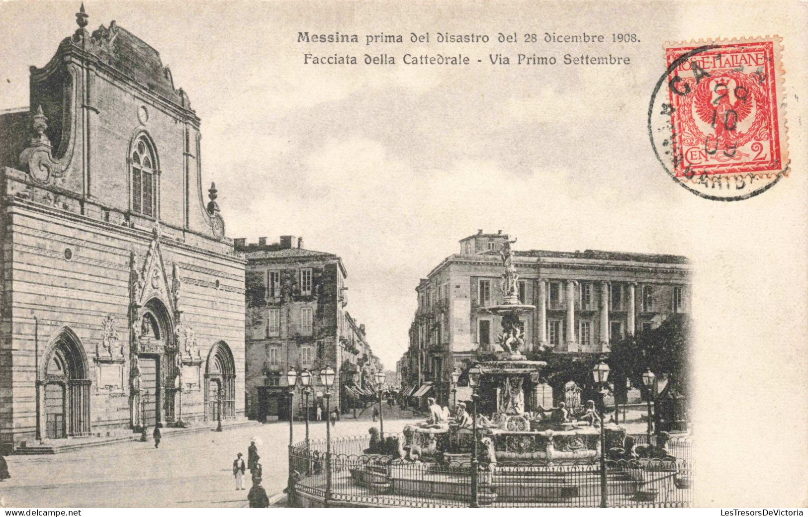 ITALIE - Messina - Prima Del Disastro Del 28 Dicembre 1908 - Facciata Della Cattedrale - Carte Postale Ancienne - Messina