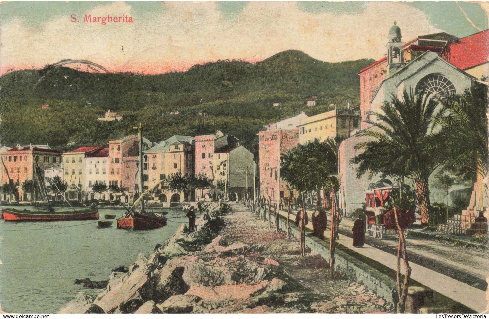 ITALIE - S.Margherita -  Colorisé - Carte Postale Ancienne - Genova (Genoa)