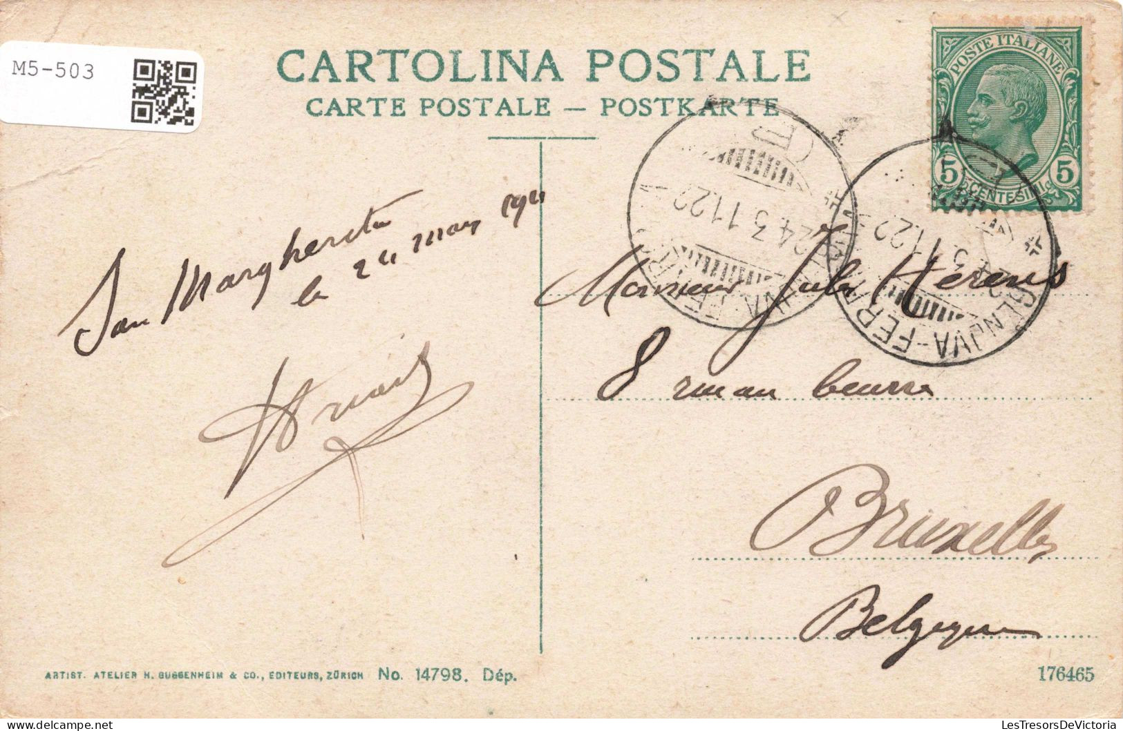 ITALIE - S.Margherita -  Colorisé - Carte Postale Ancienne - Genova (Genoa)