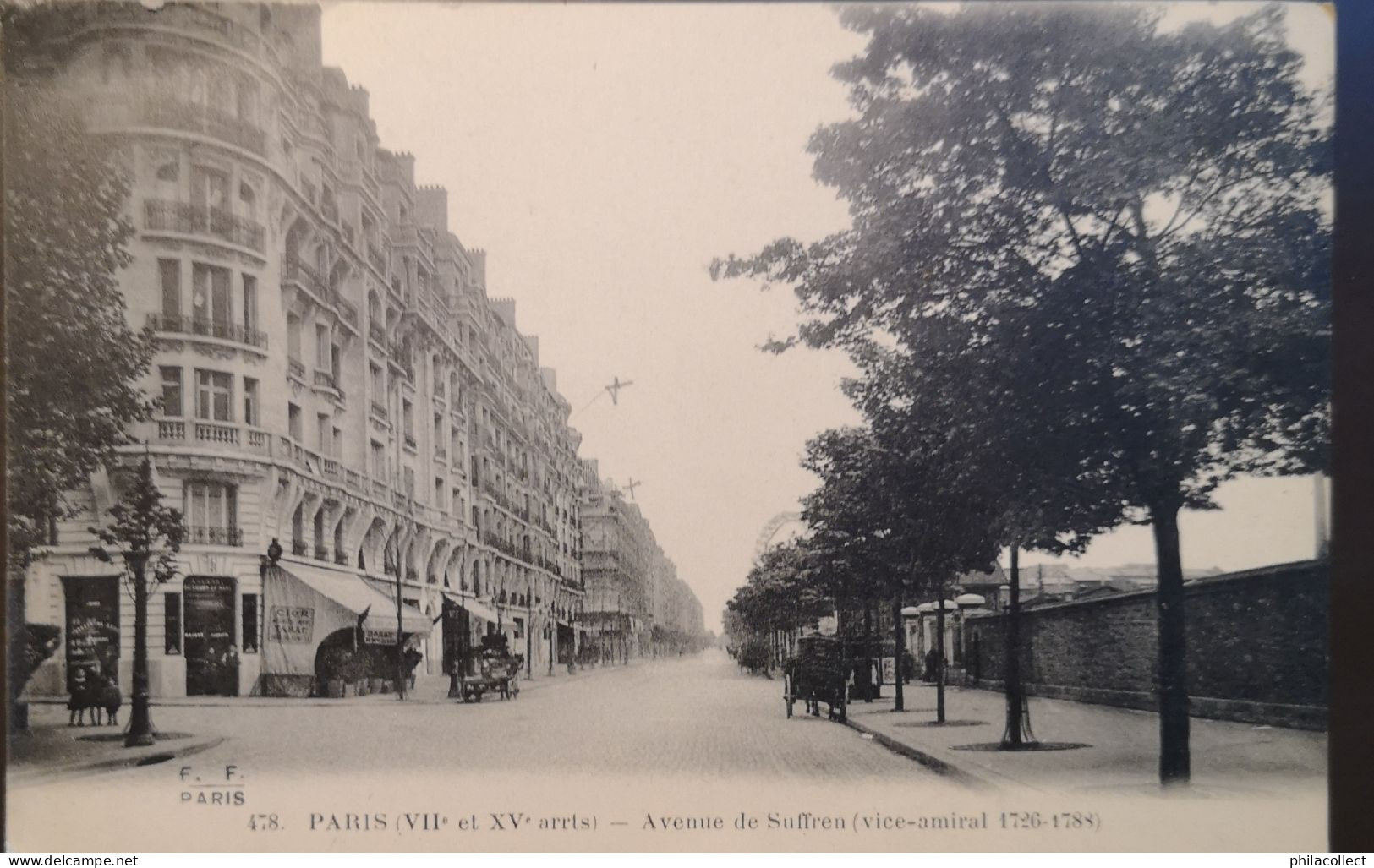 Paris (VIIe Et XVe) Avenue De Suffren 19?? Tres Rare 19?? - Arrondissement: 07