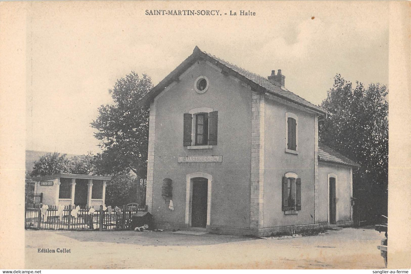 CPA 55 SAINT MARTIN SORCY / LA HALTE - Other & Unclassified